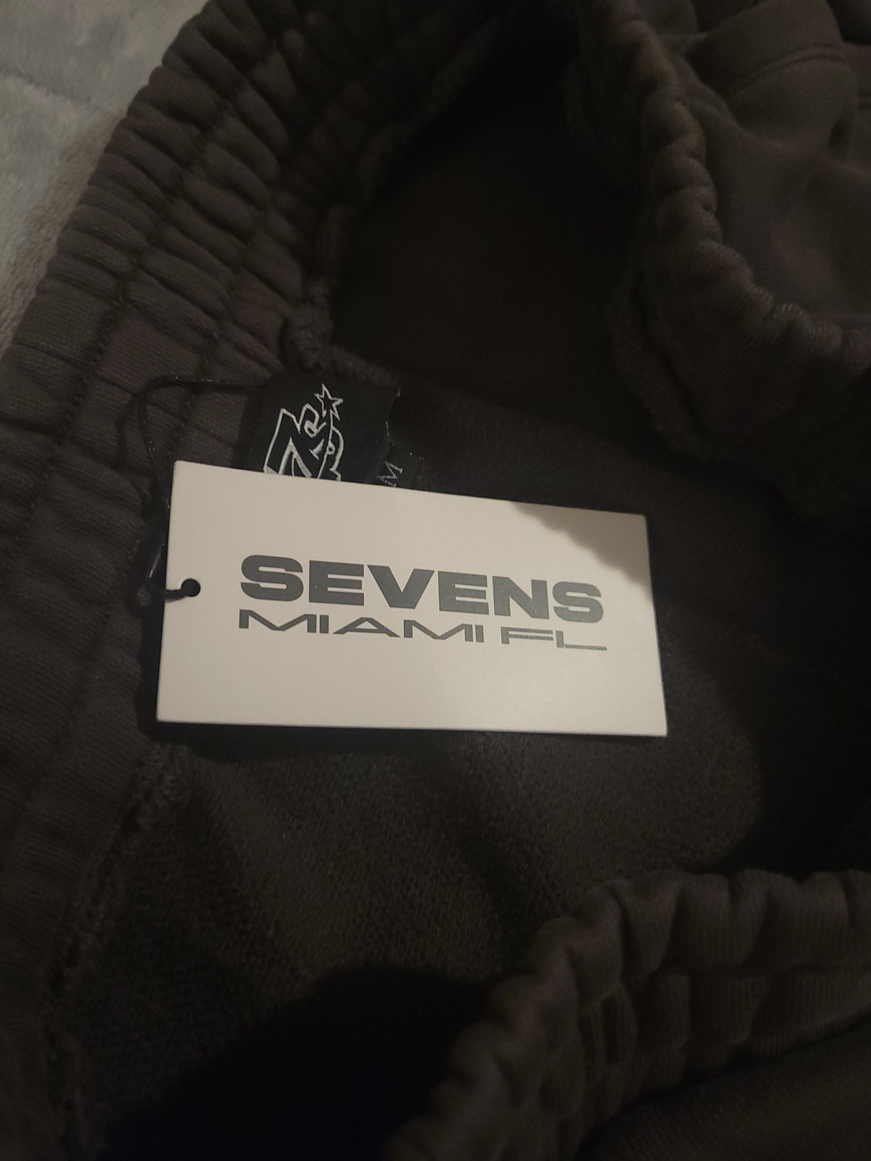 TRIPLE SEVENS Triple Sevens - Black Wide Leg Sweatpants- Men's Med -BNWT Size US 31 - 15 Thumbnail
