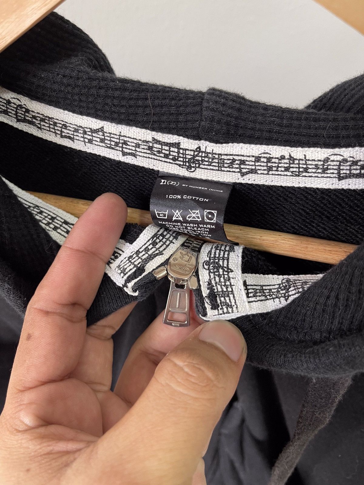 Number (N)ine SS05 Number(N)ine ‘NightCrawler’ zipper Hoodie Size US M / EU 48-50 / 2 - 13 Thumbnail