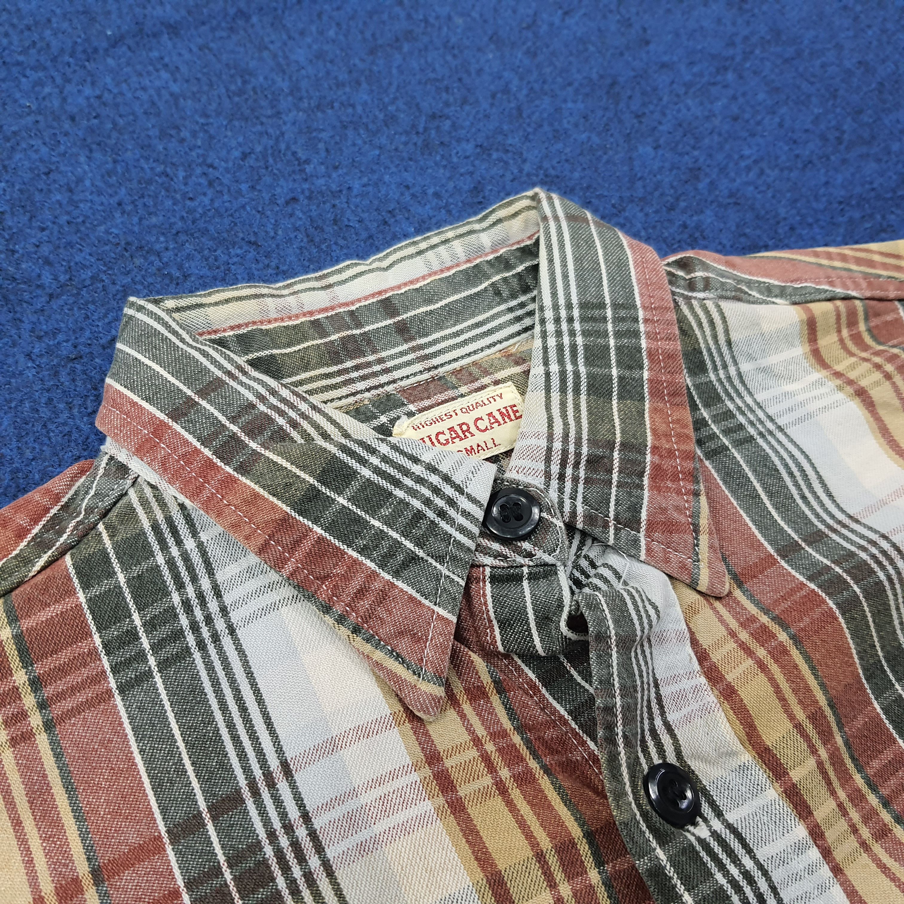 Sugar Cane Vintage Sugar Cane SC23607 Plaid Button Up Shirt C267N18 Size US S / EU 44-46 / 1 - 4 Thumbnail