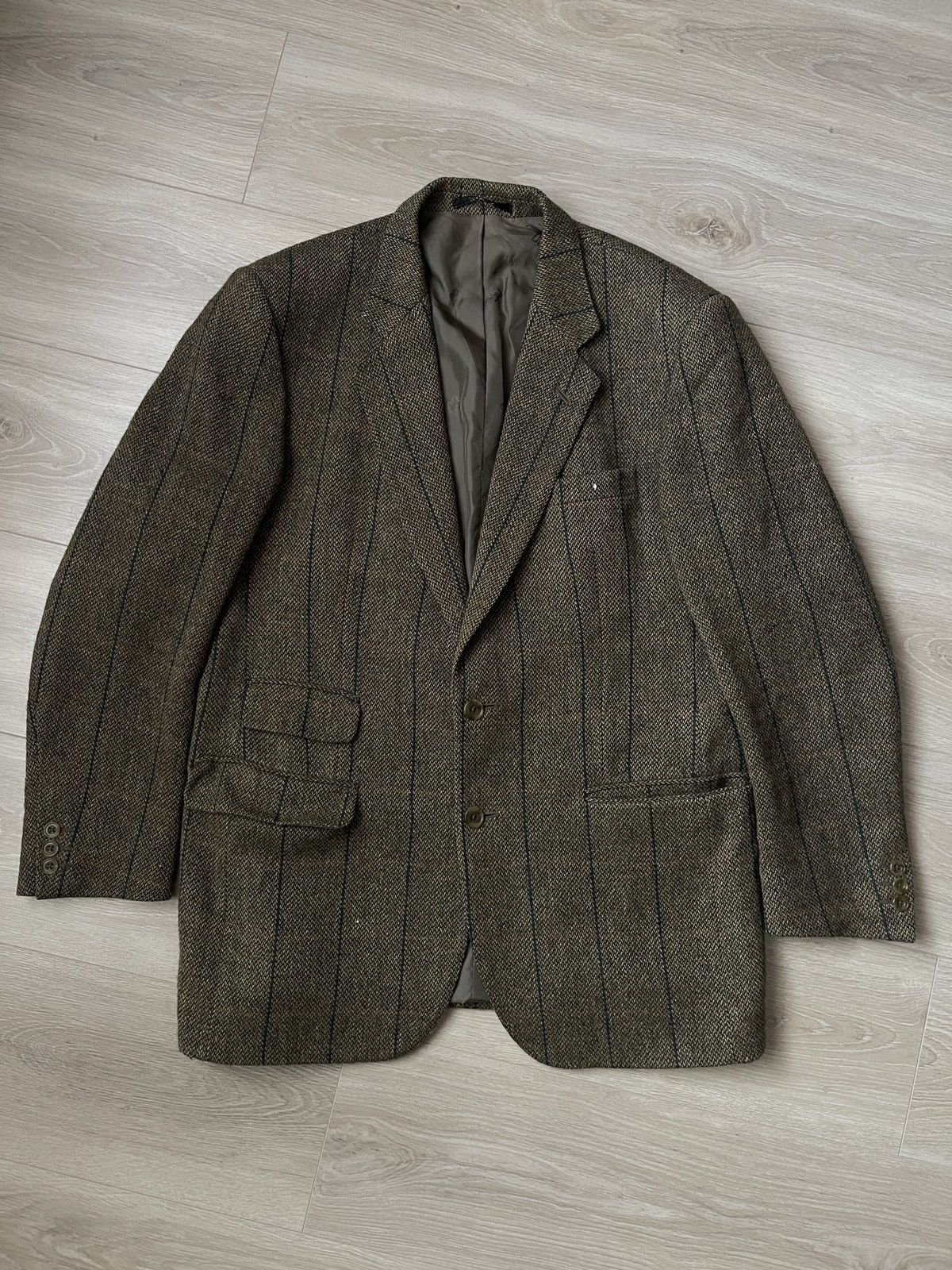 Vintage 🔥Vintage DAKS tweed blazer RARE sport coat classic jacket Size 42R - 17 Thumbnail