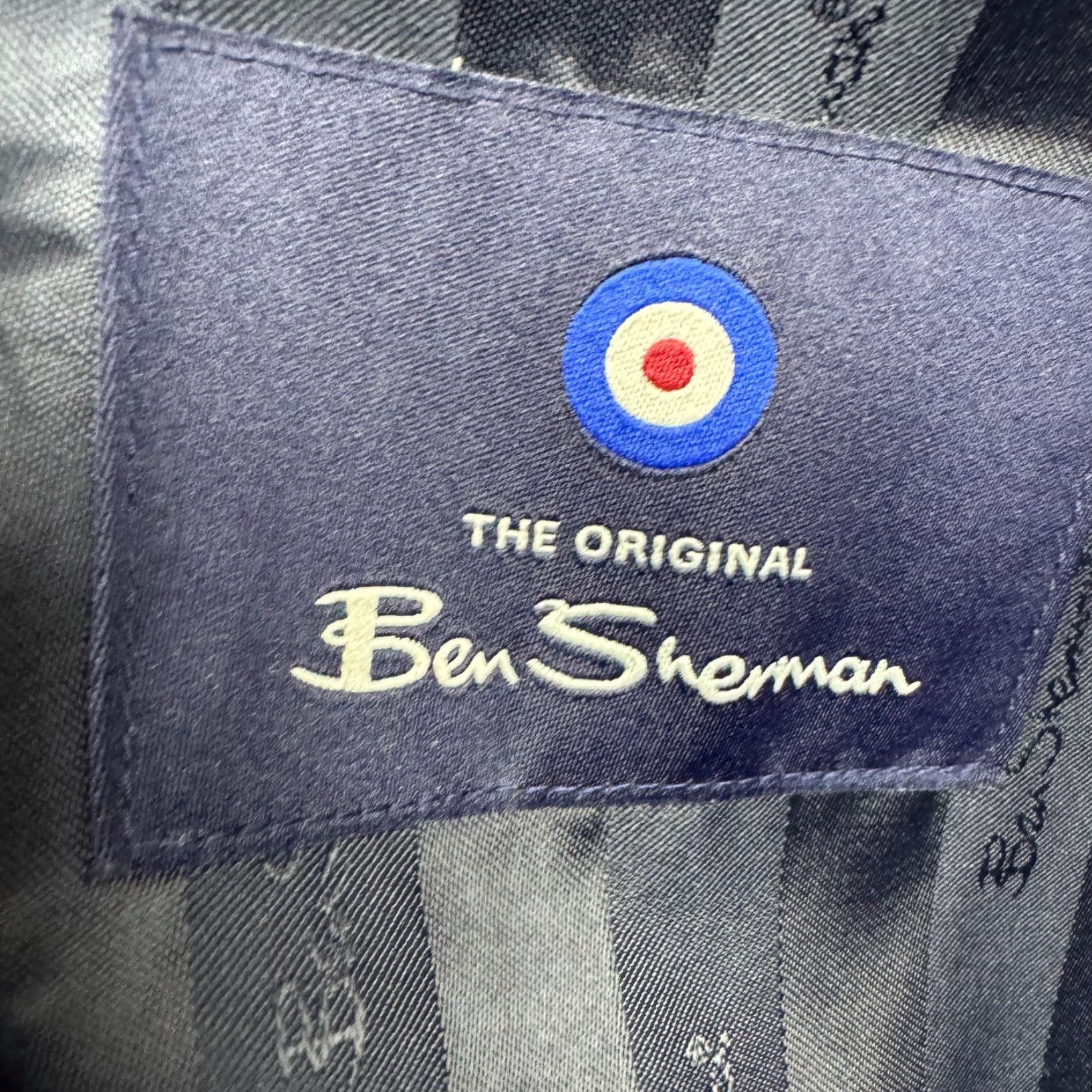 Ben Sherman Ben Sherman Men's Blazer 48R Blue Polyester Blend 2-Button Size 48R - 4 Thumbnail