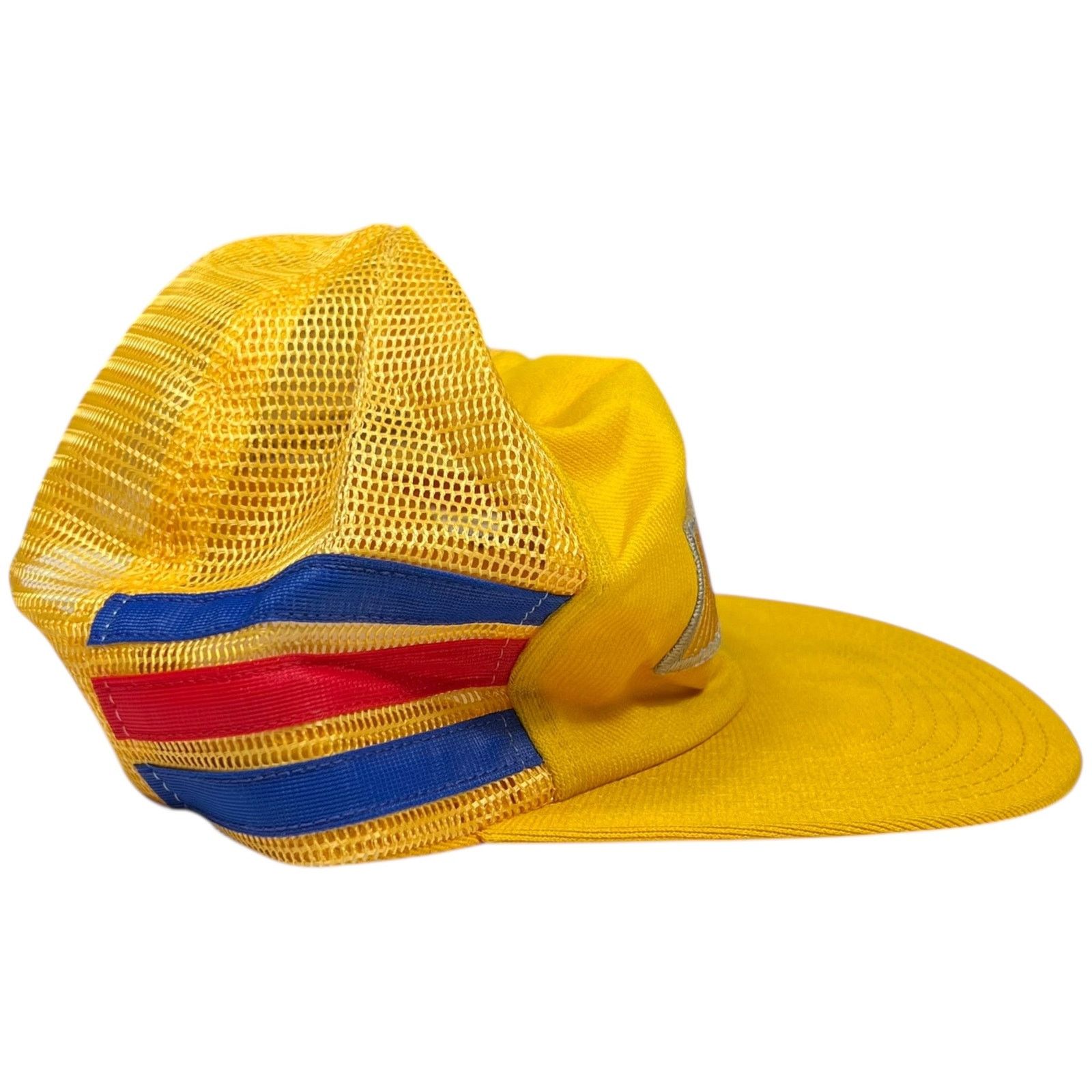 NASCAR × Vintage Vintage 80s NASCAR three stripe worn trucker SnapBack hat Size ONE SIZE - 5 Thumbnail