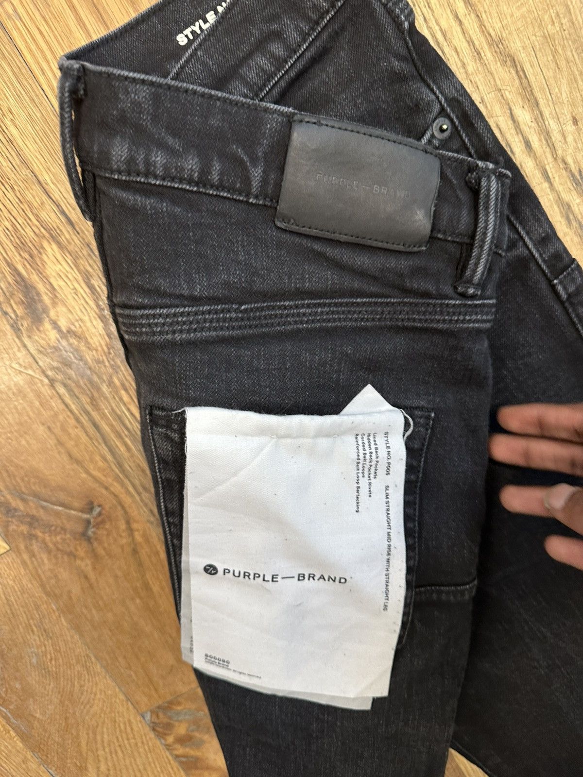 Purple Brand Purple Brand Plain Faded Black Denim Jeans Size 30 Size US 30 / EU 46 - 4 Thumbnail