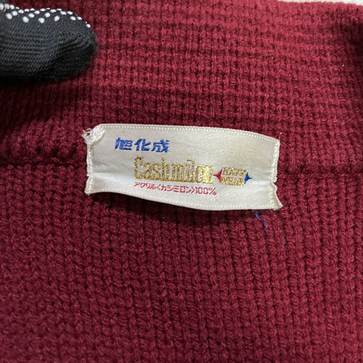 Aran Isles Knitwear × Japanese Brand Vintage Cashmilon Stripe Knit Cardigan Size US S / EU 44-46 / 1 - 6 Thumbnail
