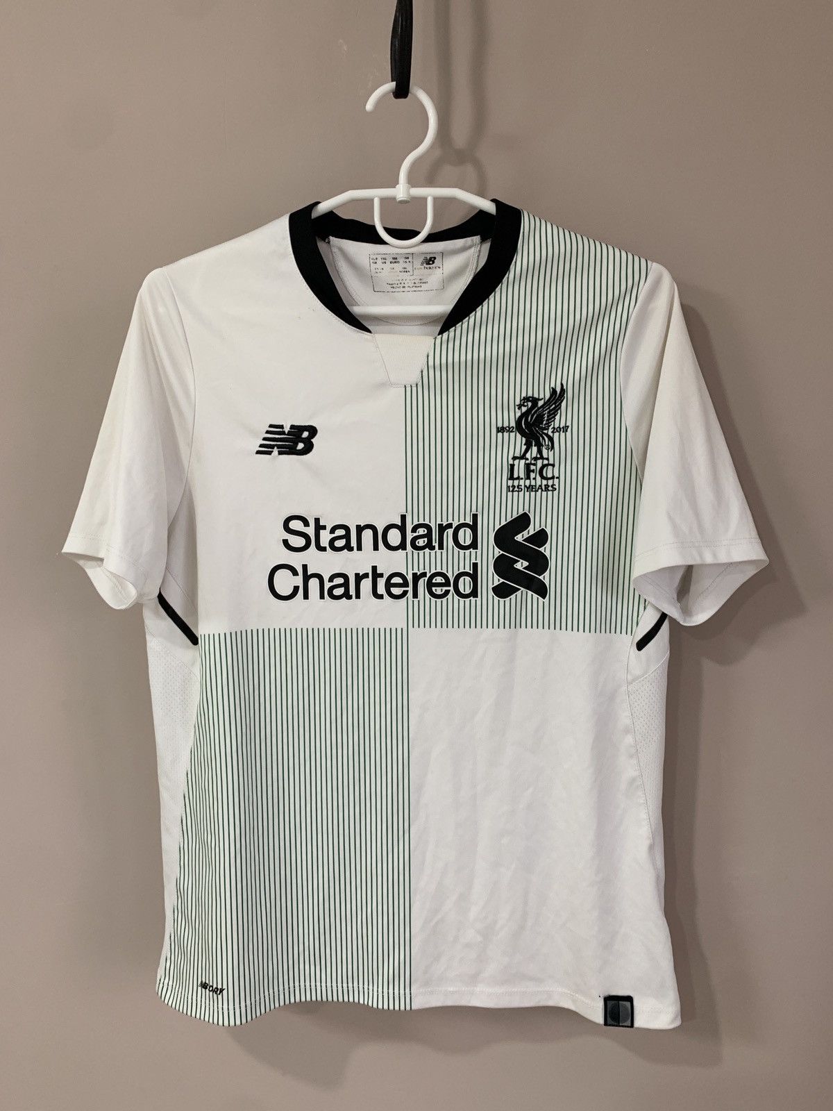 New Balance Liverpool 2017 Away Football Shirt New Balance Soccer Size S Size US S / EU 44-46 / 1 - 1 Thumbnail