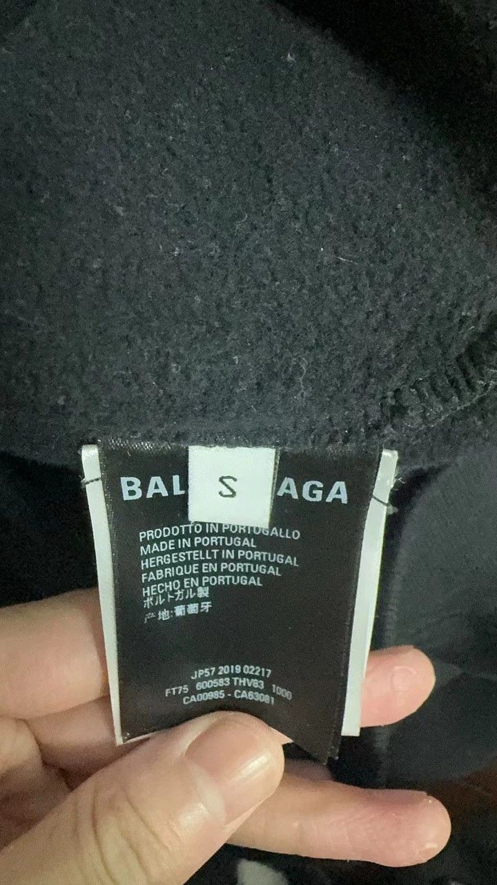 Balenciaga Balenciaga Wfp joint black wheat hat sweater Size US S / EU 44-46 / 1 - 7 Thumbnail