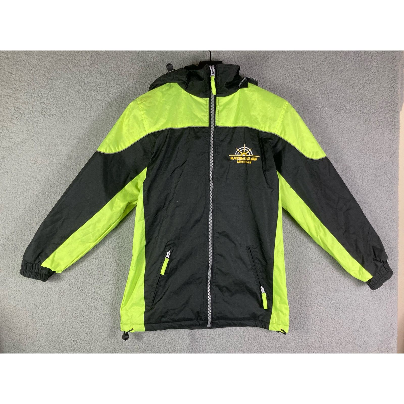 Other Mackinac Island Small Jacket Michigan Adult Hood Fleece Size US S / EU 44-46 / 1 - 7 Thumbnail