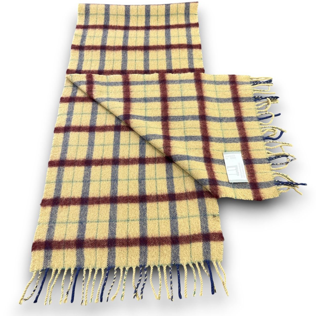 Vintage Vintage Dunhill Cashmere Scarf / Muffler / Neckwear T724 Size ONE SIZE - 4 Thumbnail