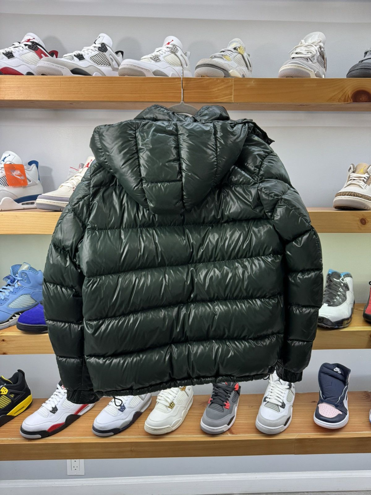 Moncler Moncler Maya Down Jacket Green Size US L / EU 52-54 / 3 - 2 Thumbnail