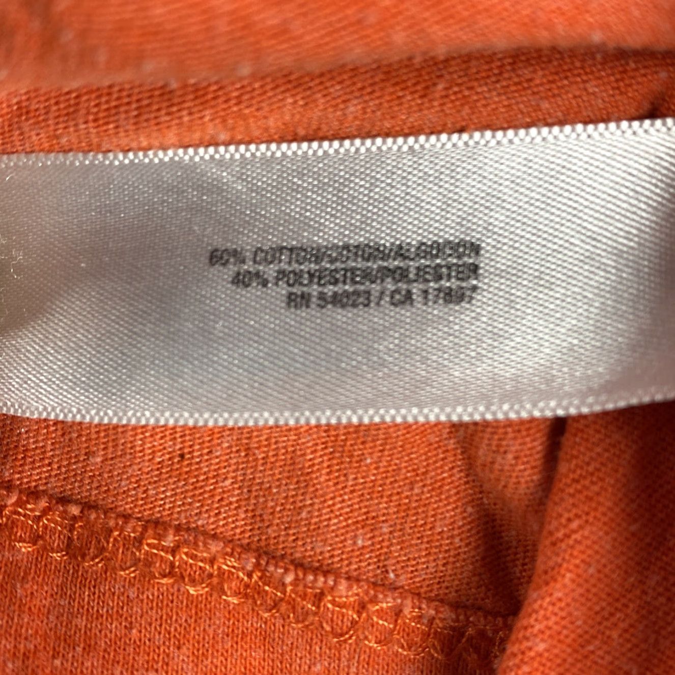 Old Navy Old Navy T-Shirt Women Orange Short Sleeve V-Neck 100% Cotton Size M Adult Womens Basic Shirt 47-24 Size M / US 6-8 / IT 42-44 - 5 Thumbnail