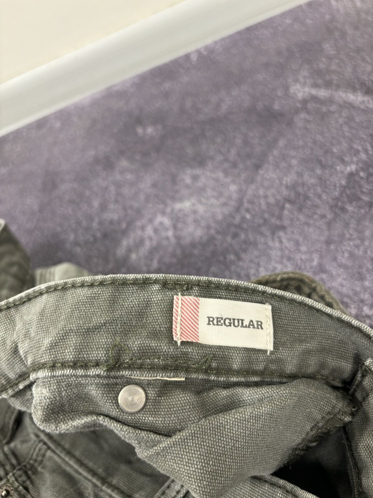 Dickies Vintage Dickies Y2K Olive Distressed Work Hype Pants Size US 32 / EU 48 - 12 Thumbnail