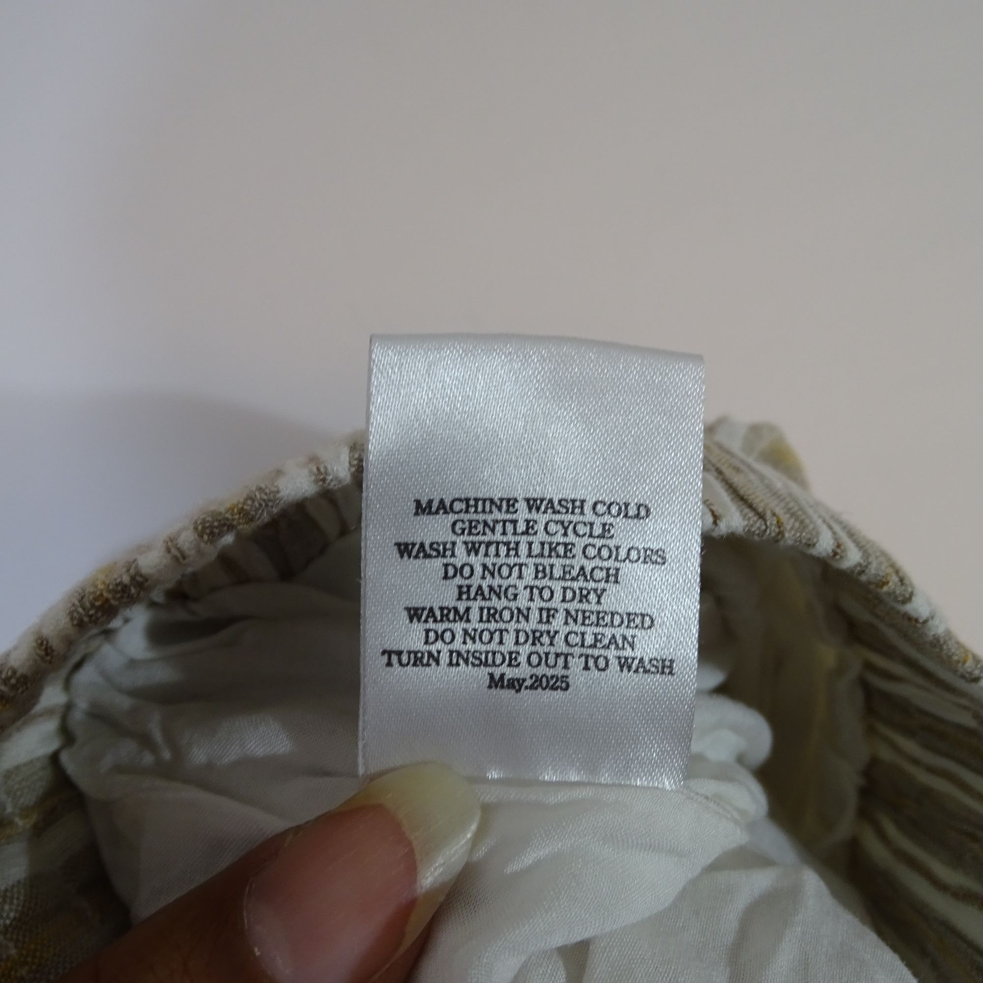 Z Supply Z Supply Evereve Tan White Stripe Maxi Skirt Size M Linen Size 28" / US 6 / IT 42 - 8 Thumbnail