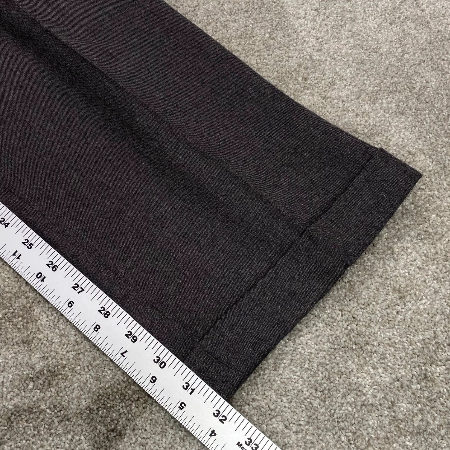 Vintage Louis Raphael Braggi Dress Pants Men 38x32 Gray Wool Blend Front Pleated Cuffed Dress Pants Mens Regular Gray 38 32 Modern Fashion Pants Men Size US 38 / EU 54 - 6 Thumbnail