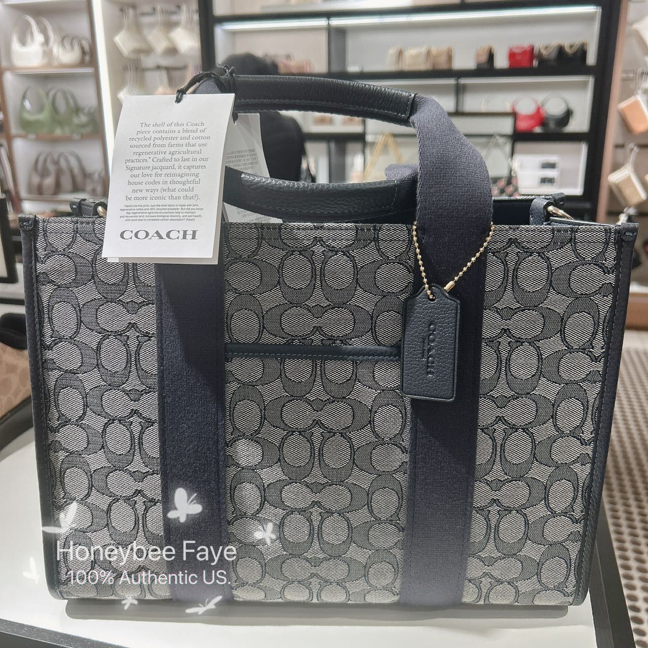 Coach Smith Tote Bag In Signature Jacquard CY367 Size ONE SIZE - 1 Thumbnail