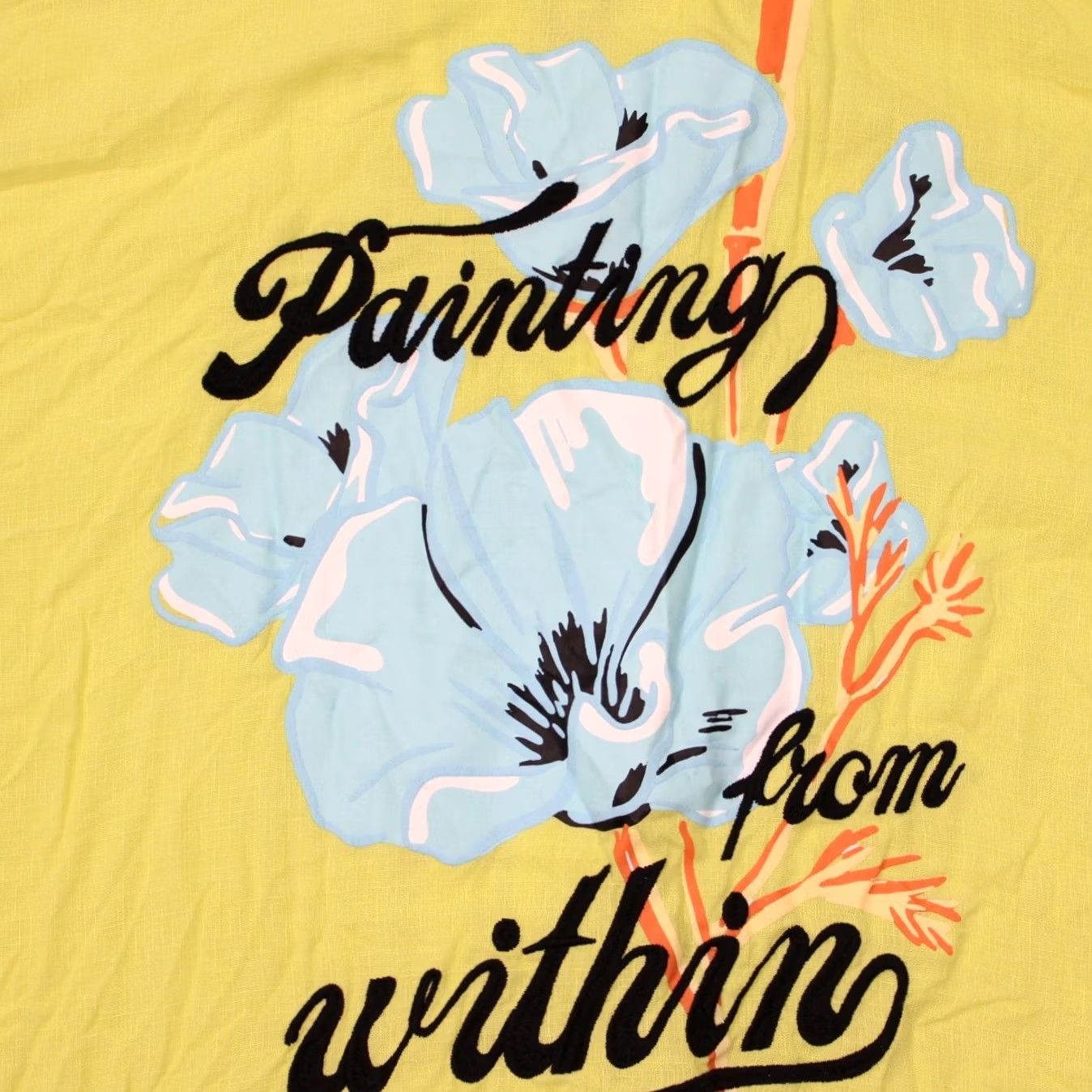 Zara Zara Shirt Mens Large Yellow 100% Viscose Button Up Short Sleeve NWT Size US L / EU 52-54 / 3 - 2 Thumbnail