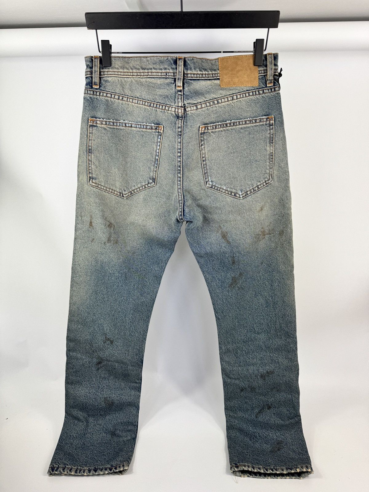 Enfants Riches Deprimes DISTRESSED DOUBLE LINED WINTER DENIM JEANS SIZE: 30 fits 32 Size US 30 / EU 46 - 2 Thumbnail