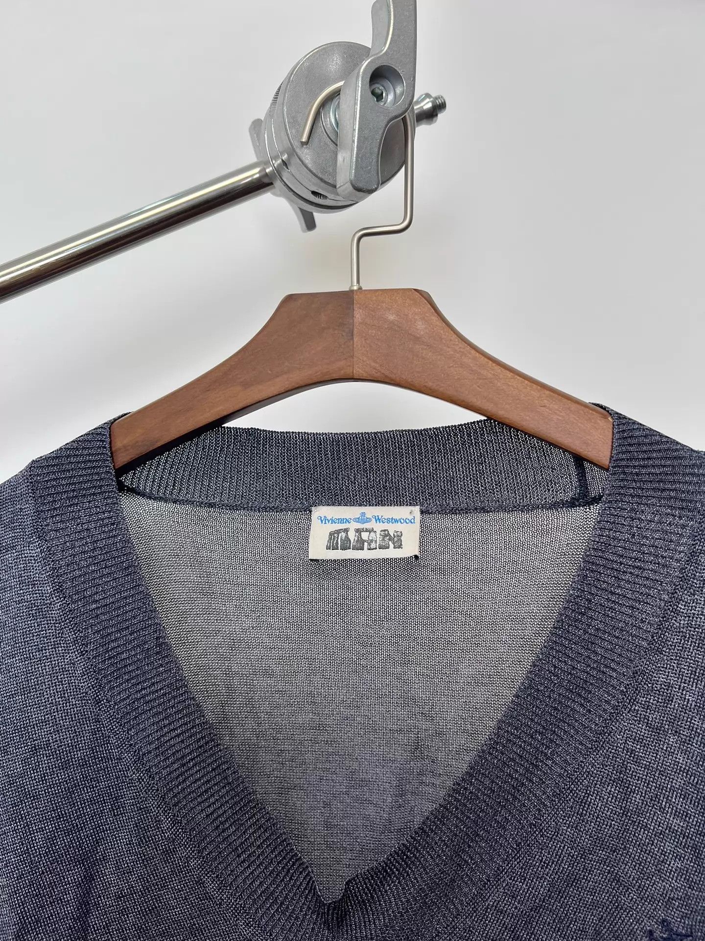Vivienne Westwood Vivienne Westwood Embroidered Mini Logo Blend Knit Sweater Size M / US 6-8 / IT 42-44 - 4 Thumbnail
