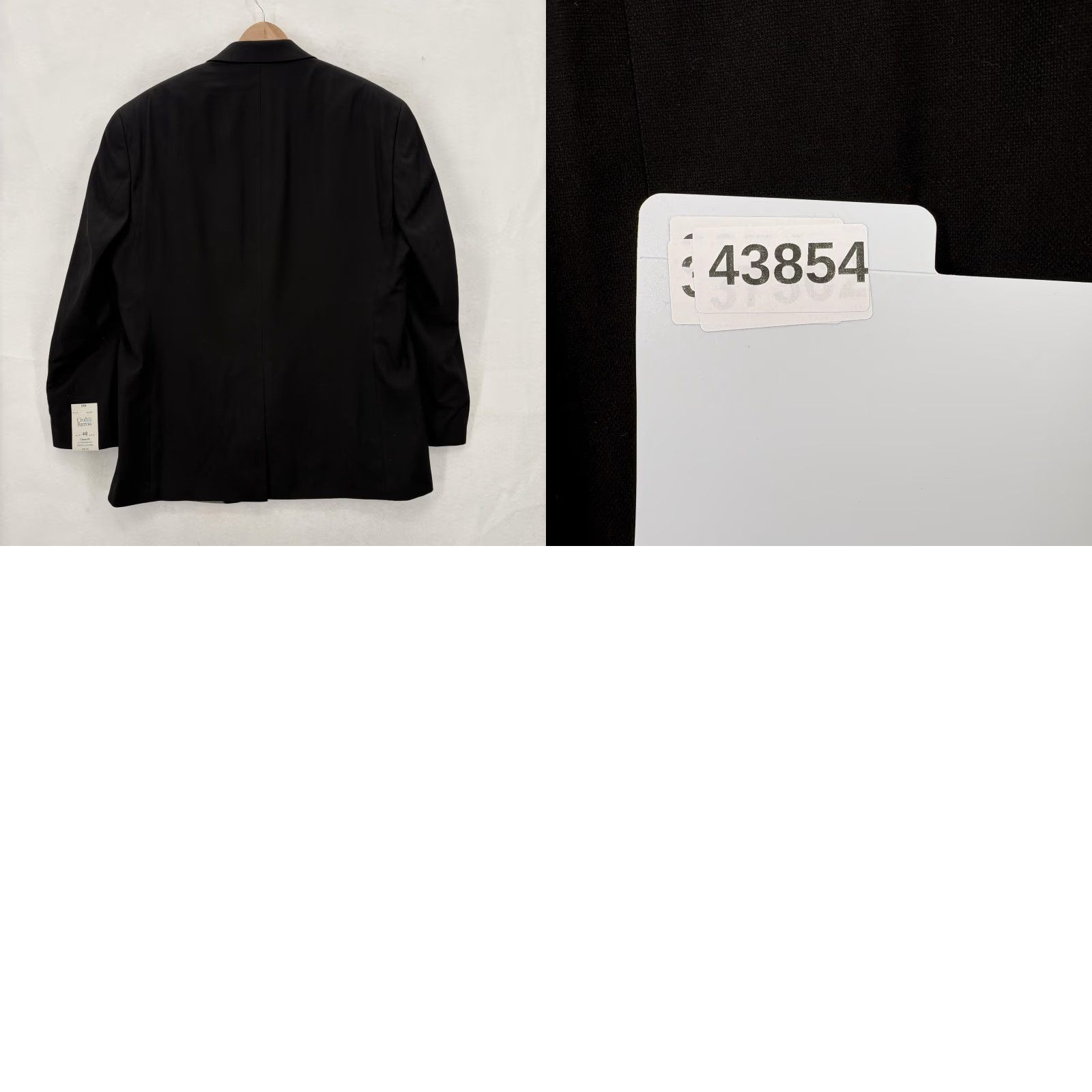 Croft & Barrow Croft & Barrow Sport Coat Mens 44R Black Classic Fit Stretch Blazer Jacket NWT Size 44R - 10 Thumbnail
