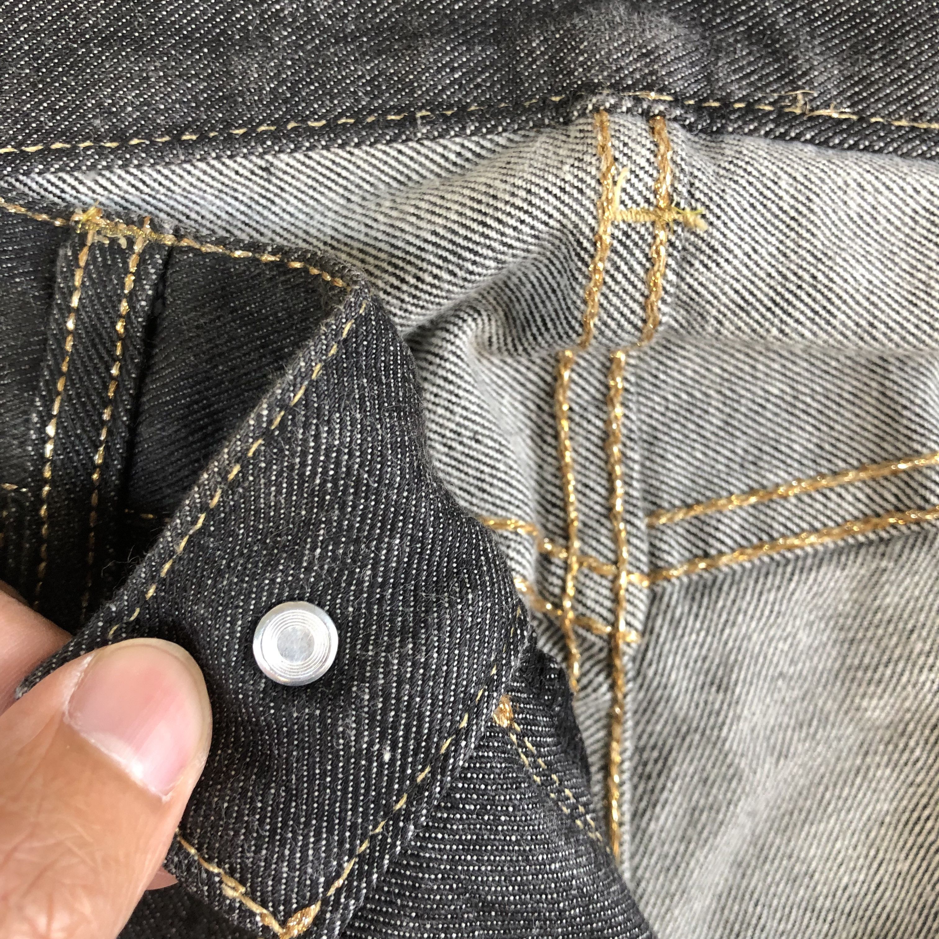Japanese Brand Vintage Y2K 291295 Homme Jeans 291295 Homme Straight Denim Size US 32 / EU 48 - 7 Thumbnail