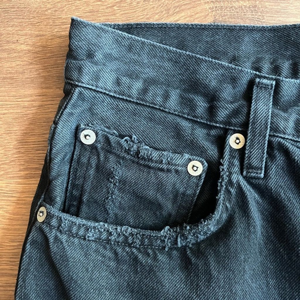 Agolde 🖤 AGOLDE Black Bermuda Denim Shorts – Y2K 90s Vibes 🖤 Size 42" / US 20 - 3 Thumbnail