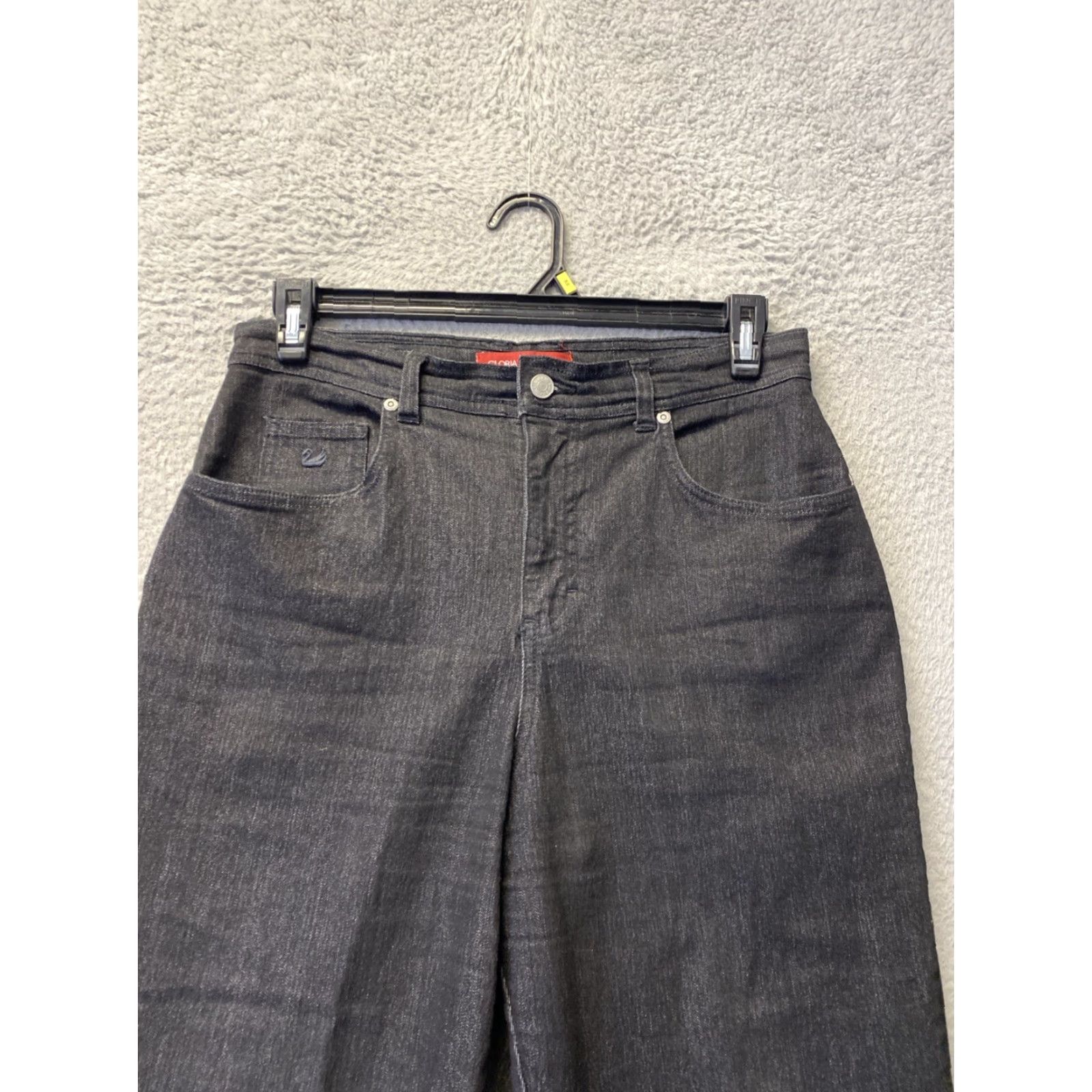 Gloria Vanderbilt VINTAGE Gloria Vanderbilt Jeans Women’s Size 12 Straight Leg Black Cotton 32 Inseam 32 Waist Mens? Size 34" / US 12 / IT 48 - 2 Thumbnail