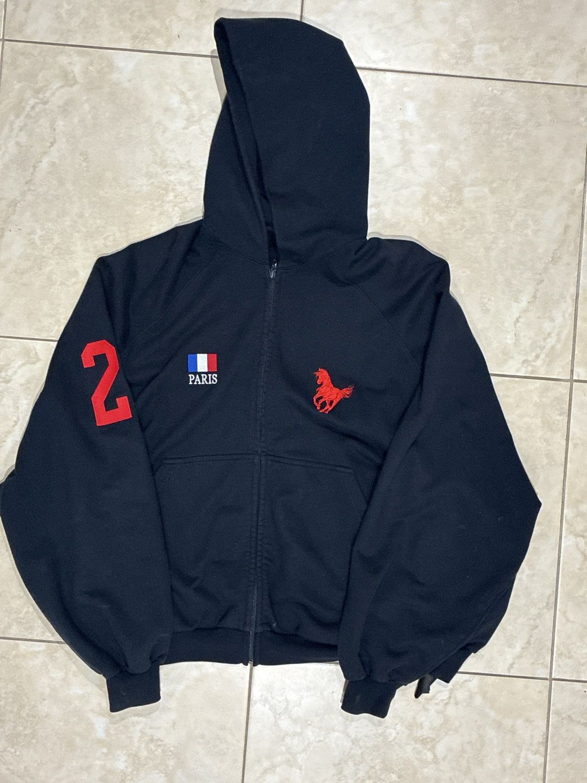 Balenciaga Polo Zip Up | Grailed