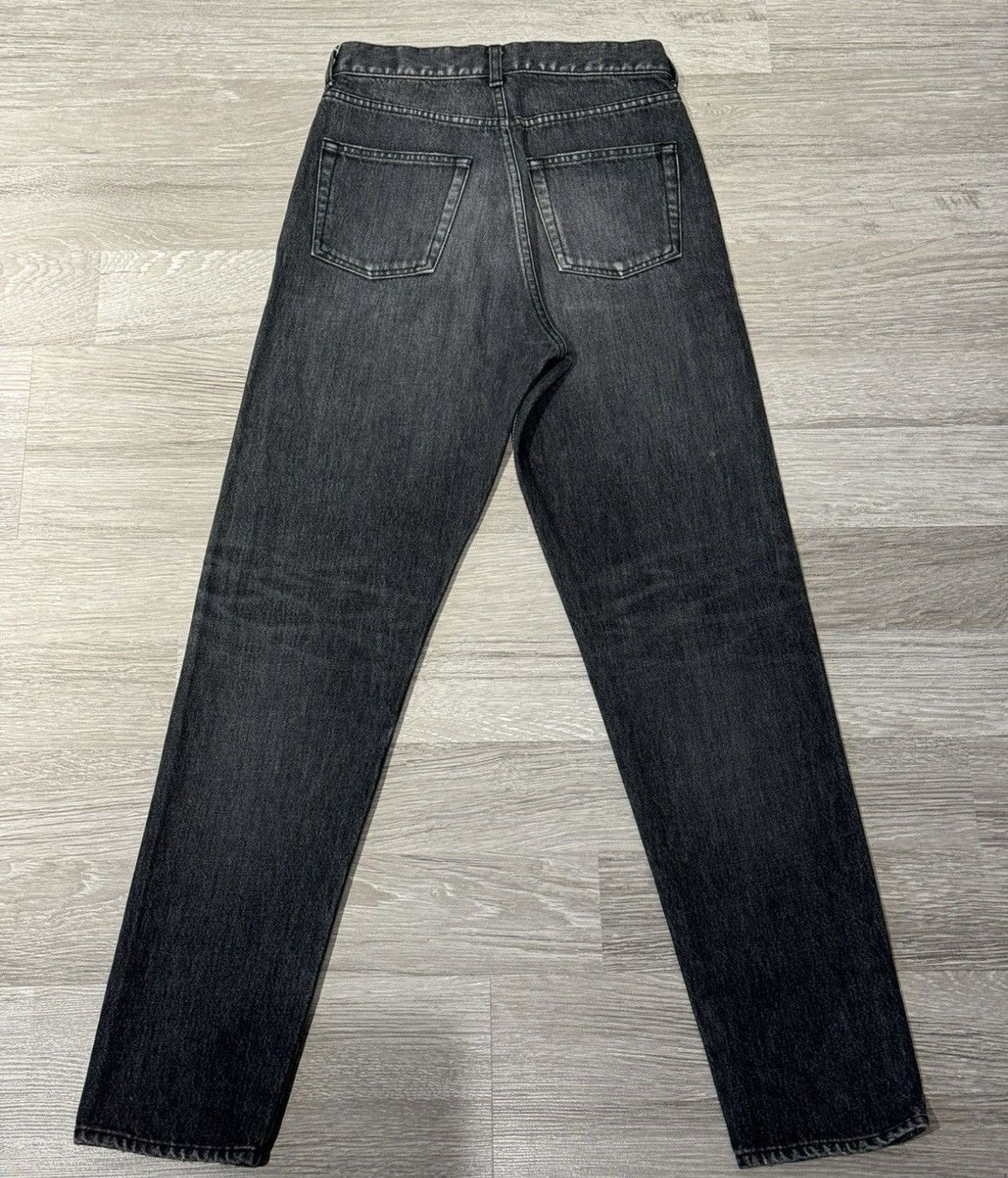Saint Laurent Paris Saint Laurent HIGH-RISE BOYFRIEND JEANS IN BLACK Size 26" / US 2 / IT 38 - 5 Thumbnail