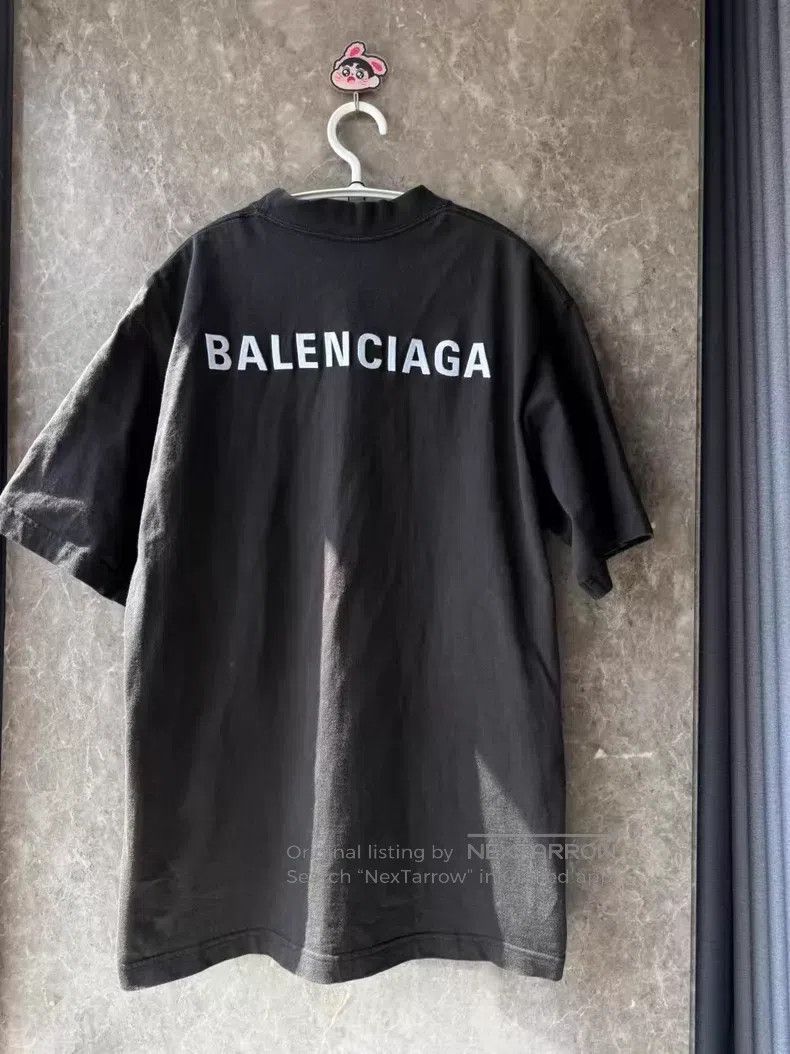 Balenciaga Balenciaga Front and Back Embroidered Logo Short Sleeve Size US XS / EU 42 / 0 - 4 Thumbnail