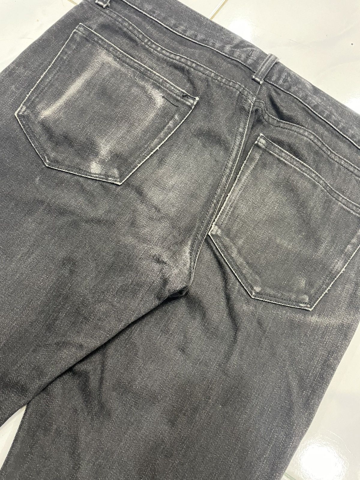 Japanese Brand Vintage Japanese Brand Salvaged Black Denim Pants Size US 34 / EU 50 - 6 Thumbnail