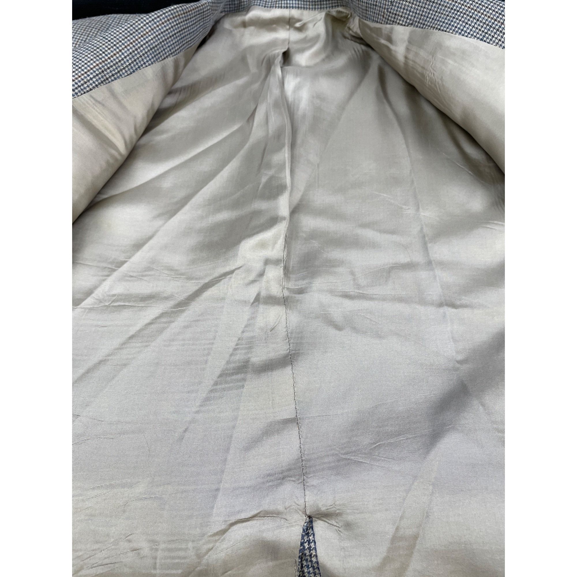 Lauren Ralph Lauren Lauren Ralph Lauren Men's Grey Houndstooth Blazer/Sports Coa Size 44R - 9 Thumbnail