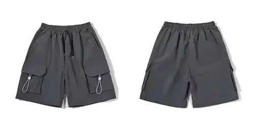 Other 21SS Indigo Union Japan Grey Worker Cargo Shorts Size US 32 / EU 48 - 2 Thumbnail