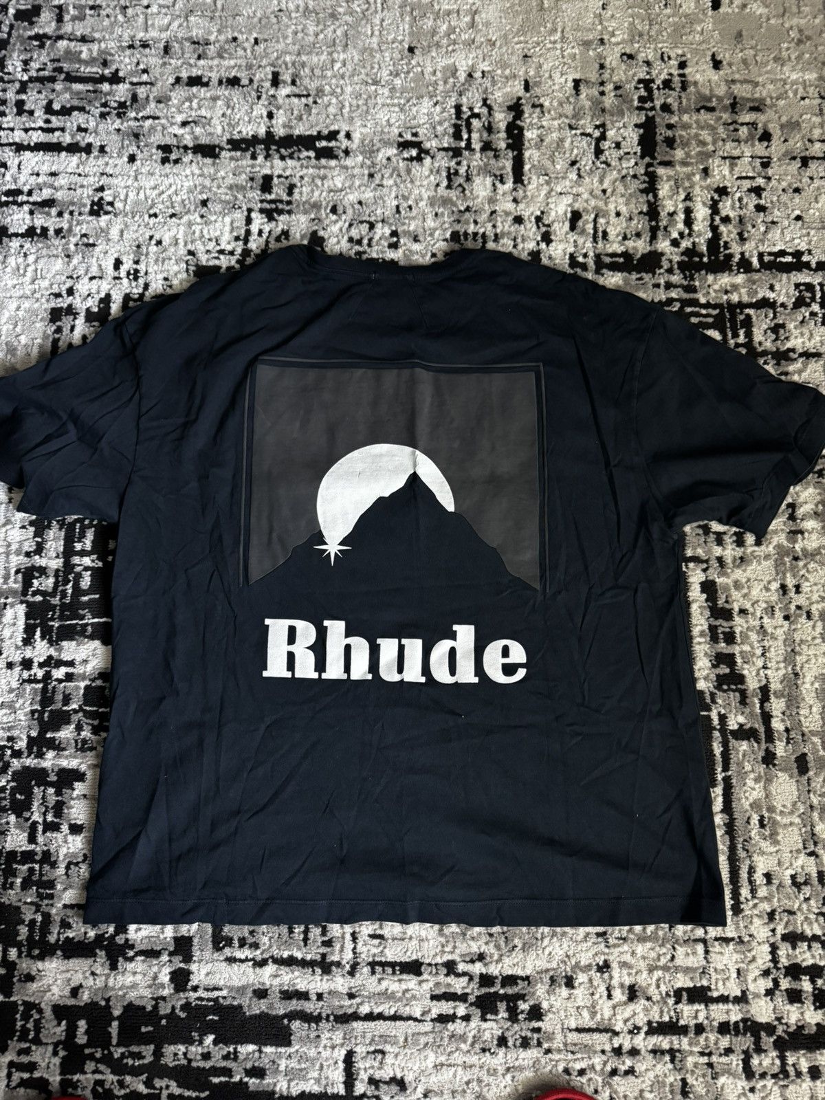 Rhude Rhude Black Cotton Tshirt Size US L / EU 52-54 / 3 - 4 Thumbnail