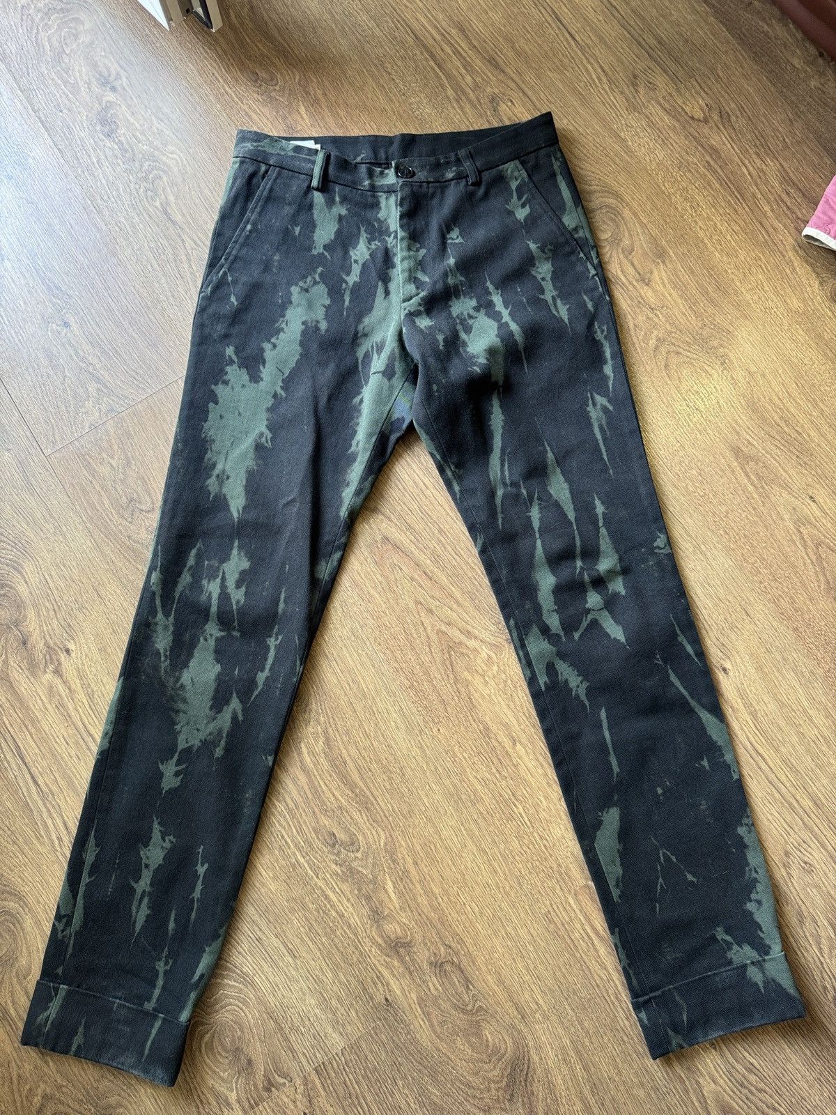 Dries Van Noten AW2014 Bleach-Dyed Runway Pants