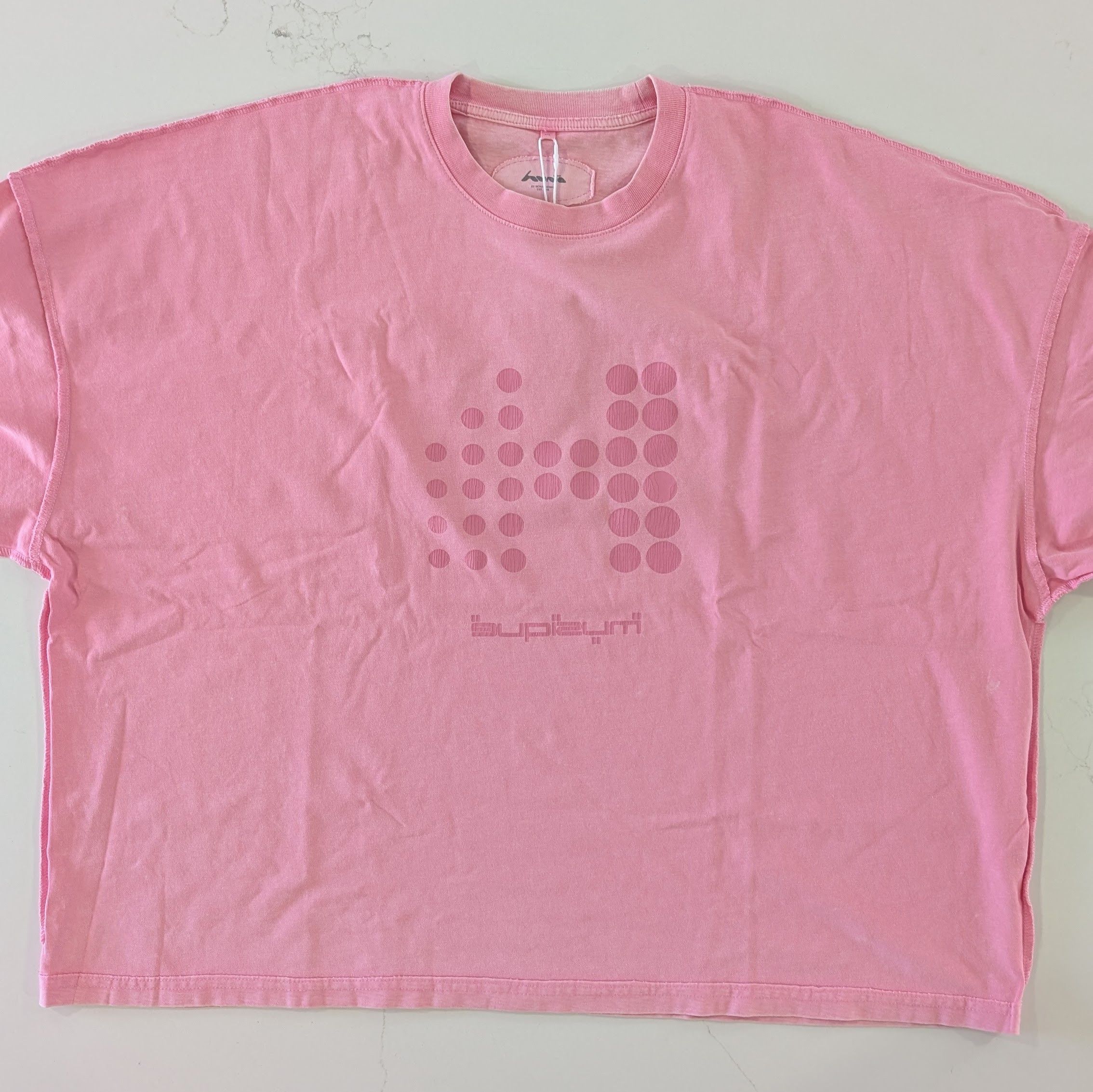 HUNI Design Huni by Mona Thomas Pink Oversized Boxy T-Shirt Size XL Size US XL / EU 56 / 4 - 2 Thumbnail