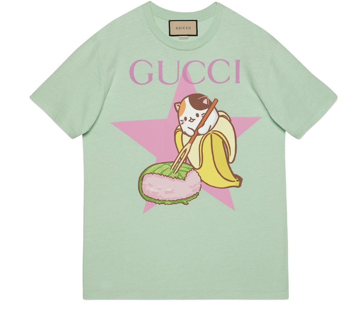 Gucci Gucci x Star Bananya graphic-print cotton T-shirt size M 
