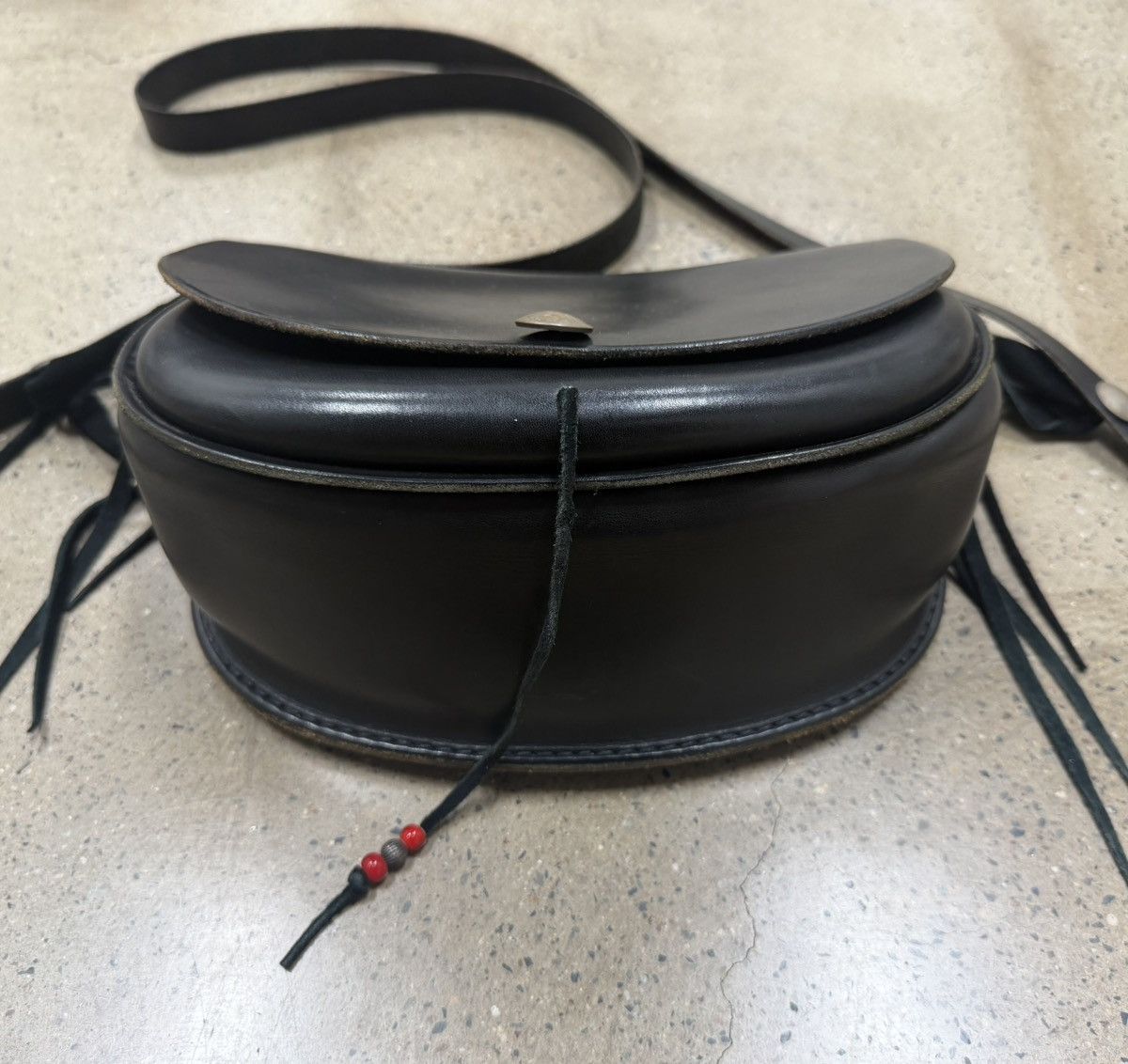 Goro's Goros goro's Saddle Leather Bucket Shoulder Bag | Grailed