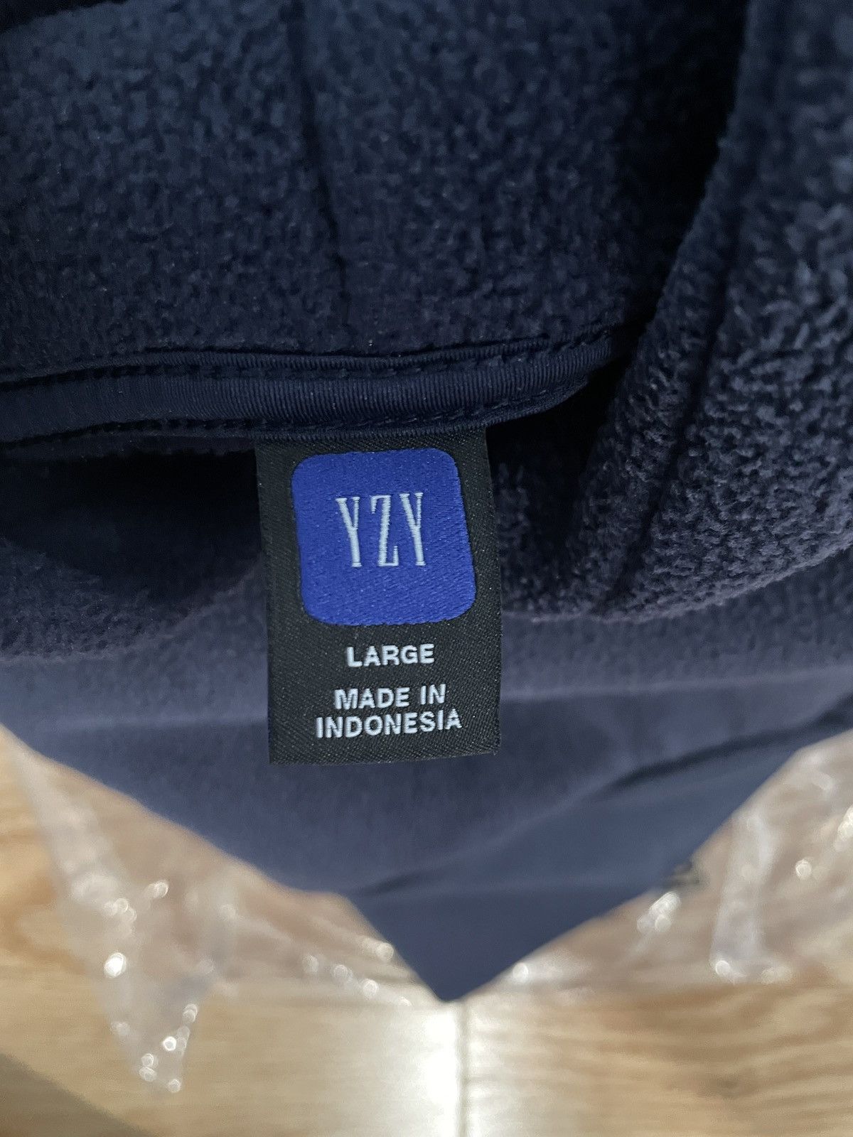 Yeezy Yeezy Gap Polar Fleece Hoodie Navy Size Large (UNRELEASED) Size US L / EU 52-54 / 3 - 5 Thumbnail