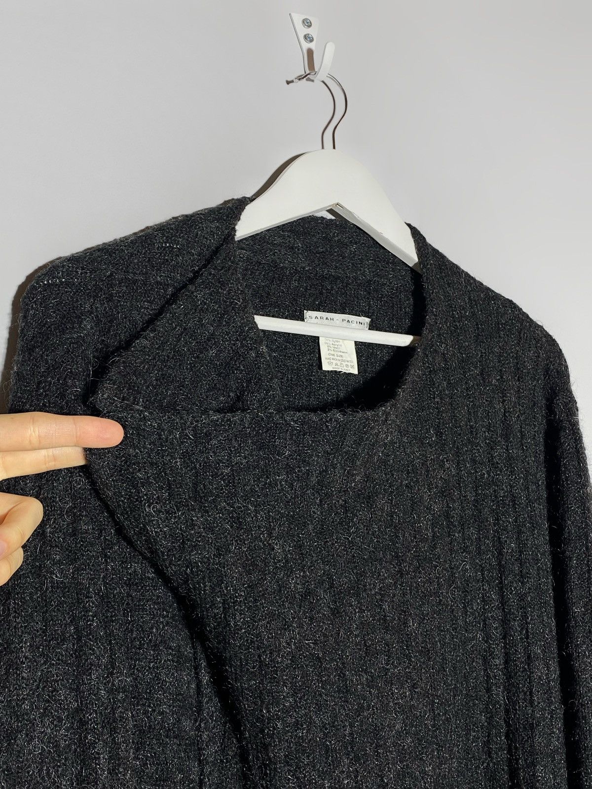 Sarah Pacini Sarah Pacini Kid Mohair Sweater like Ackermann Size ONE SIZE - 7 Thumbnail