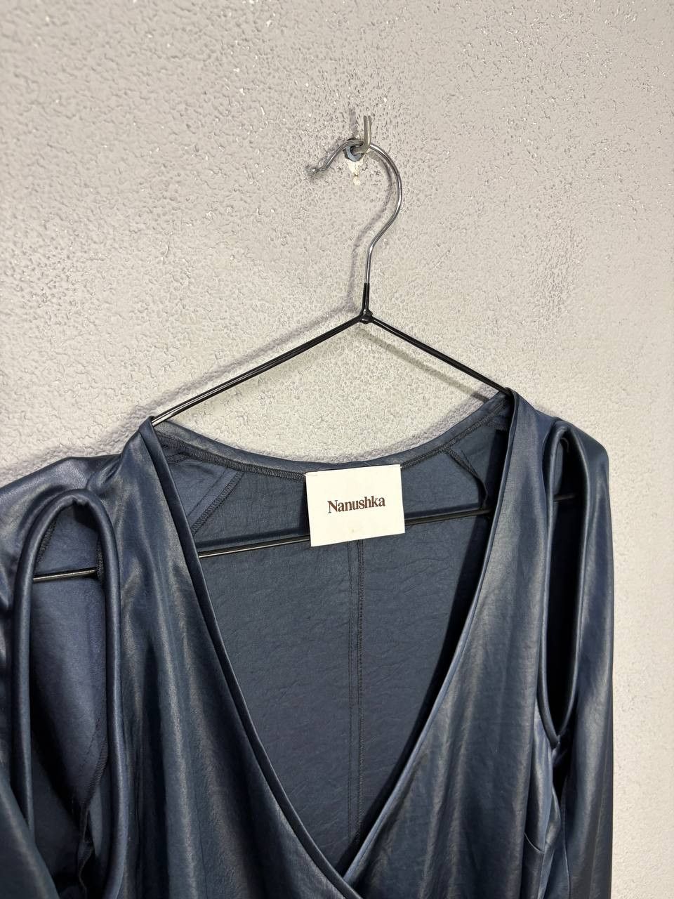 Nanushka NANUSHKA Midnight blue Women's Evening Top Blouse Large Size L / US 10 / IT 46 - 2 Thumbnail