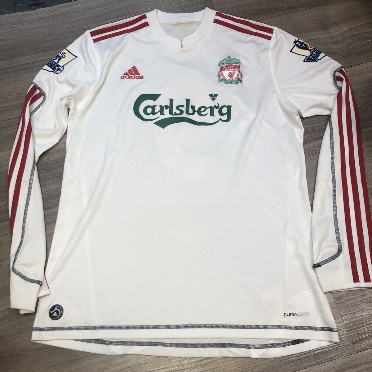 Adidas Liverpool Soccer Jersey Liverpool 09 10 Longsleeves away shirt 9 Torres Grailed