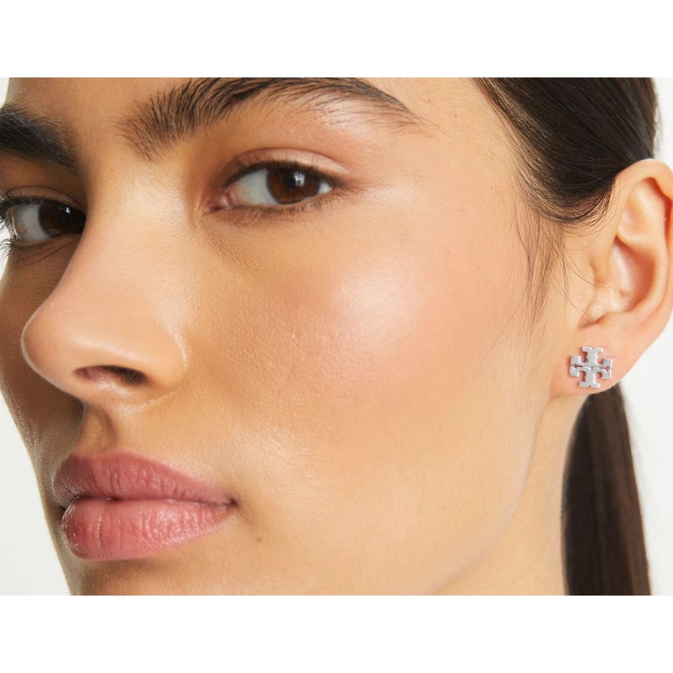 Tory Burch ✺ Tory Burch Rose Gold Kira Logo Stud Earrings ✺✺ Size ONE SIZE - 3 Thumbnail