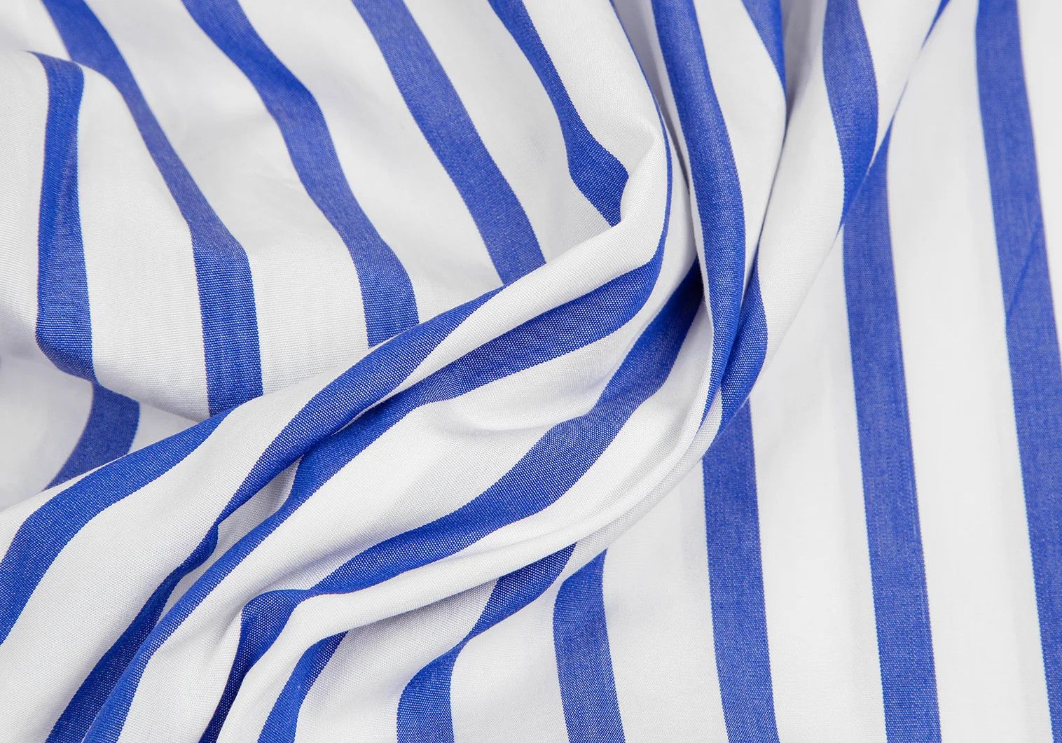 Comme des Garcons Homme Plus Rolling Stones Lip and Tongue Print Stripe Shirt White Blue Size US S / EU 44-46 / 1 - 16 Thumbnail