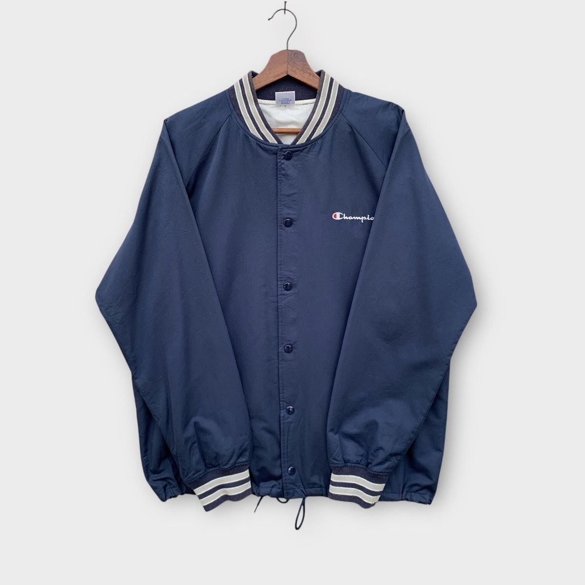 Champion Champion Windbreaker Snap Button Bomber Jacket Size US L / EU 52-54 / 3 - 2 Thumbnail