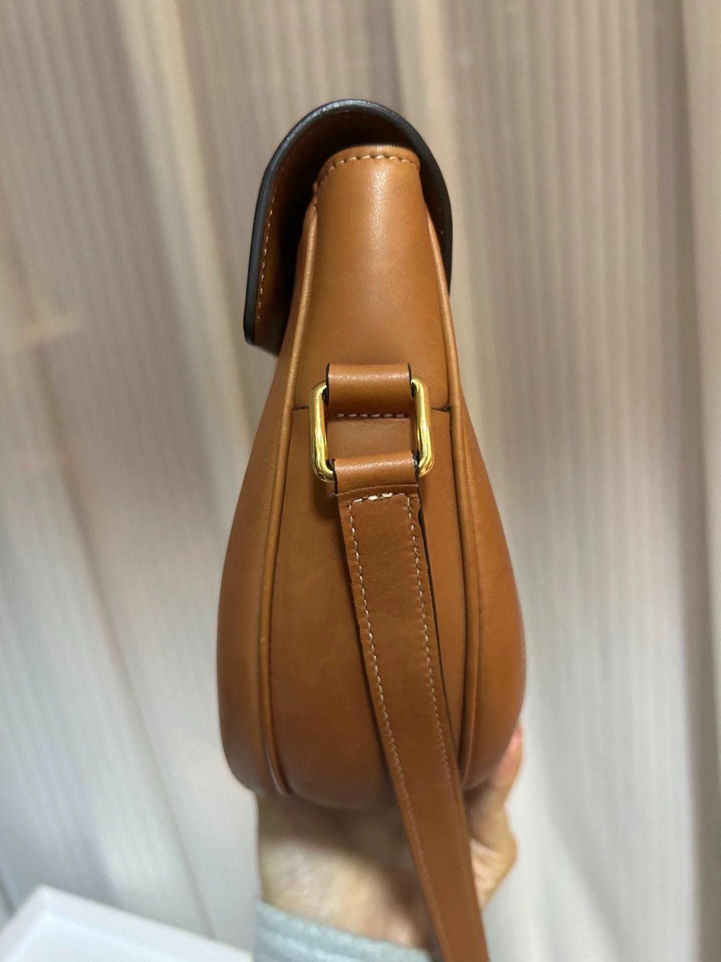 Celine Celine Limited Saddle Bag Canvas & Leather 98 23x20 Size ONE SIZE - 3 Thumbnail