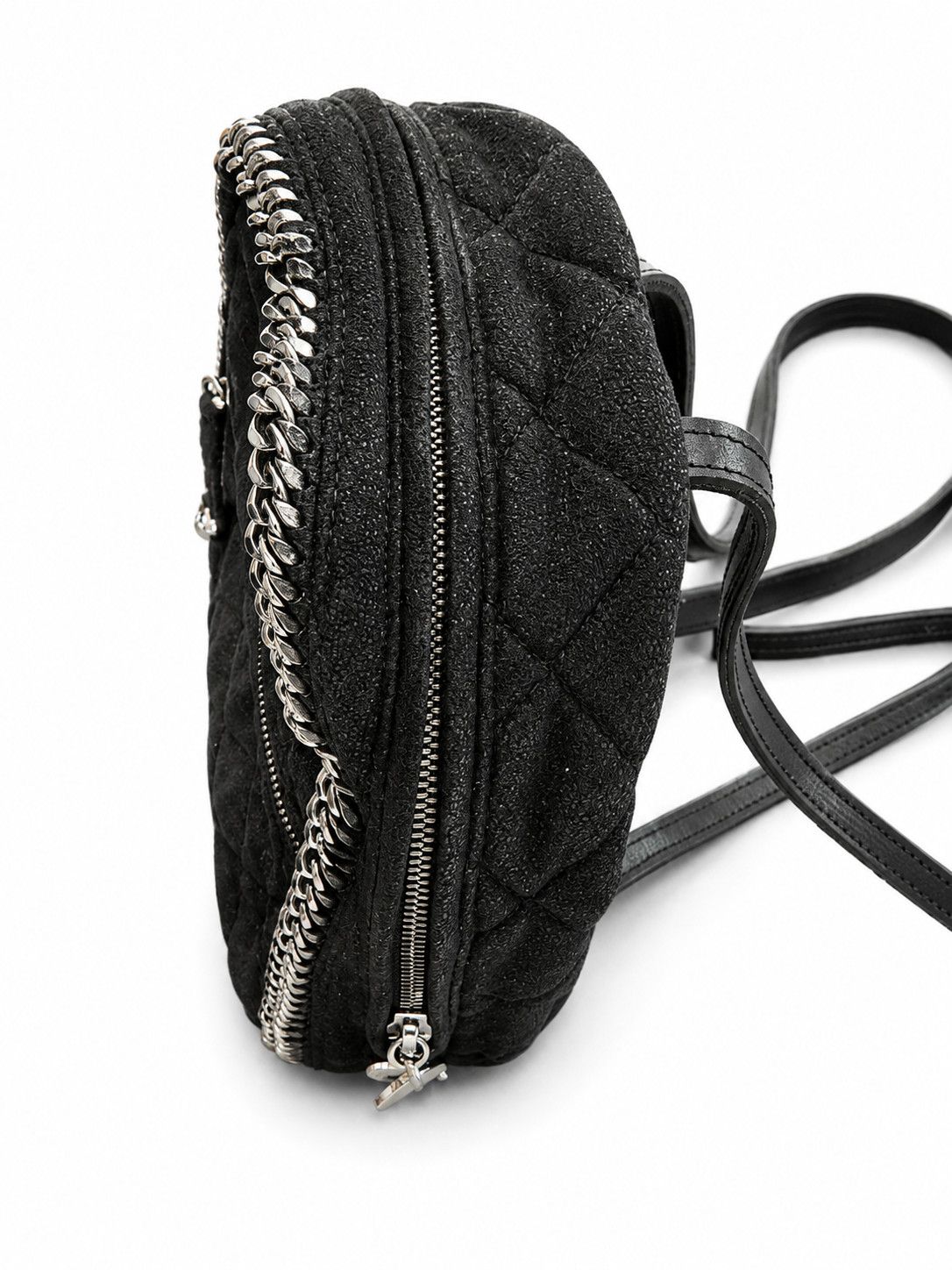 Stella McCartney Stella McCartney Falabella Black Vegan Leather Backpack Size ONE SIZE - 5 Thumbnail