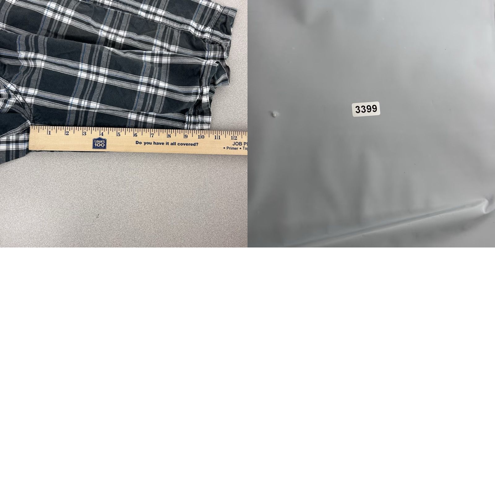 Vintage AMERICAN EAGLE Shorts Mens 36 Cotton Plaid Blue Gray 10.5” Inseam Longer Length Chino Casual Preppy Size US 36 / EU 52 - 9 Thumbnail