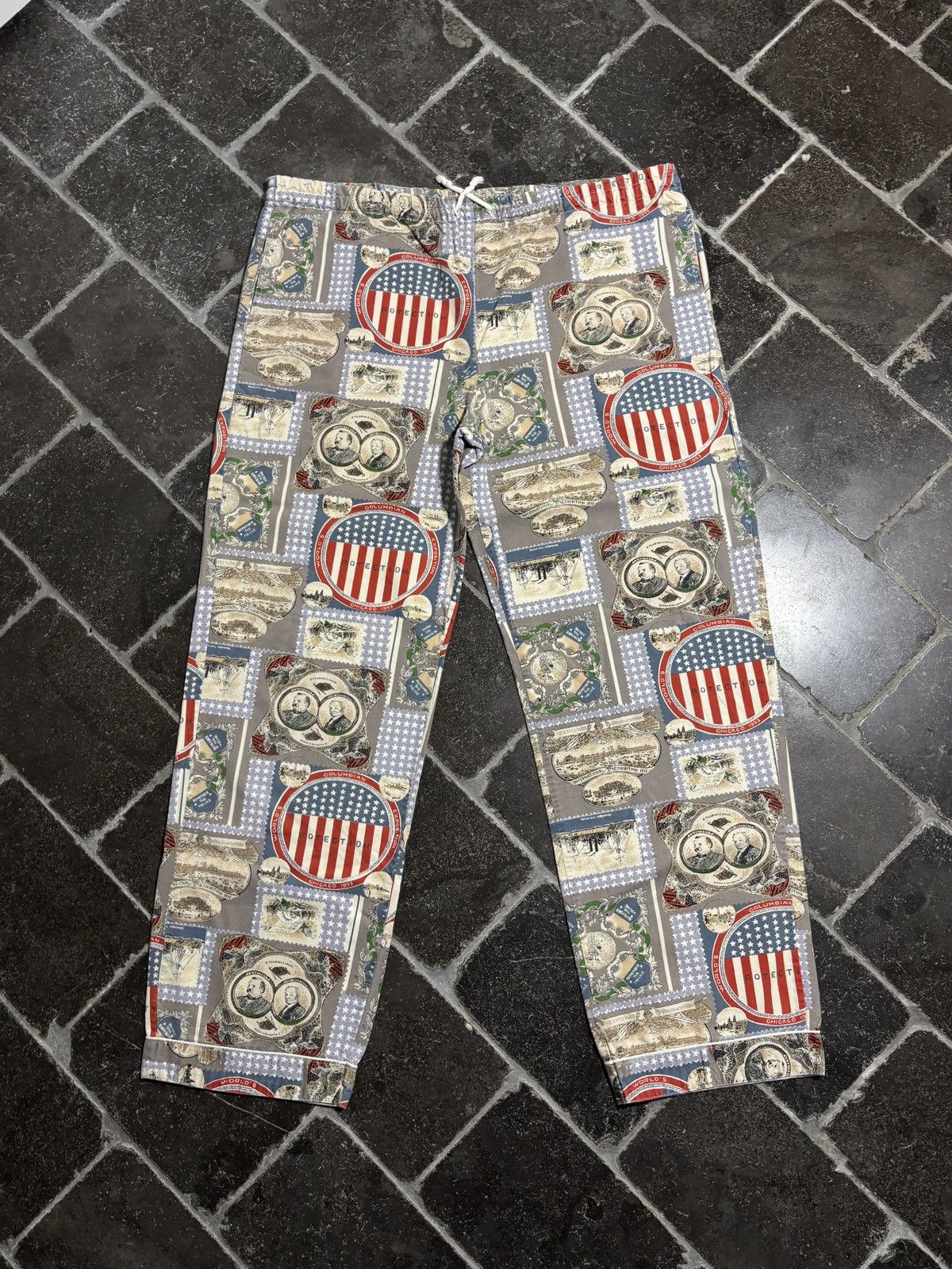 Vintage Vintage Matching Pajamas American USA ALP Two Piece Suit Y2K Size US 30 / EU 46 - 3 Thumbnail