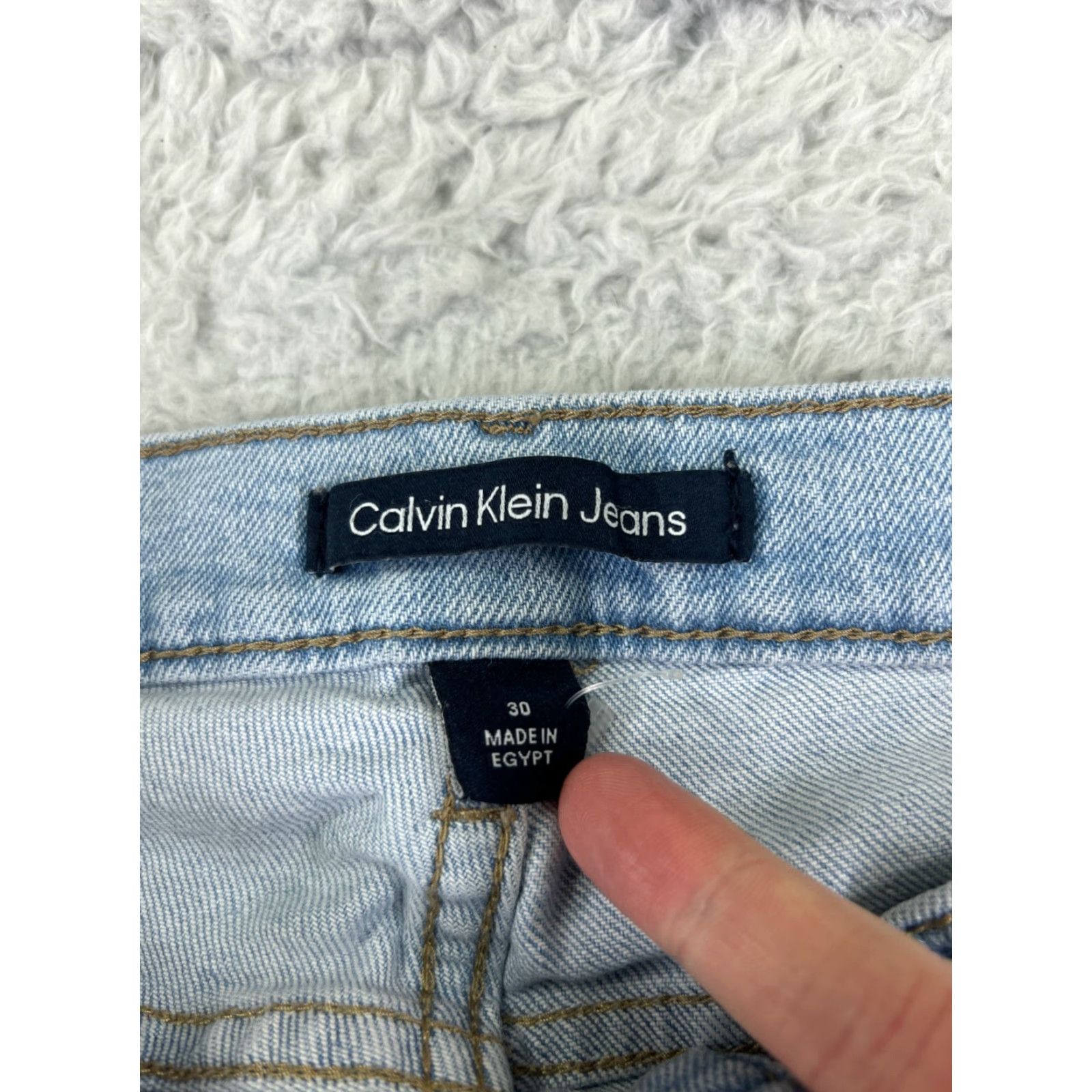 Calvin Klein Calvin Klein Jeans Women 30 Blue Denim Skinny High Rise Light Wash Size 30" / US 8 / IT 44 - 6 Thumbnail