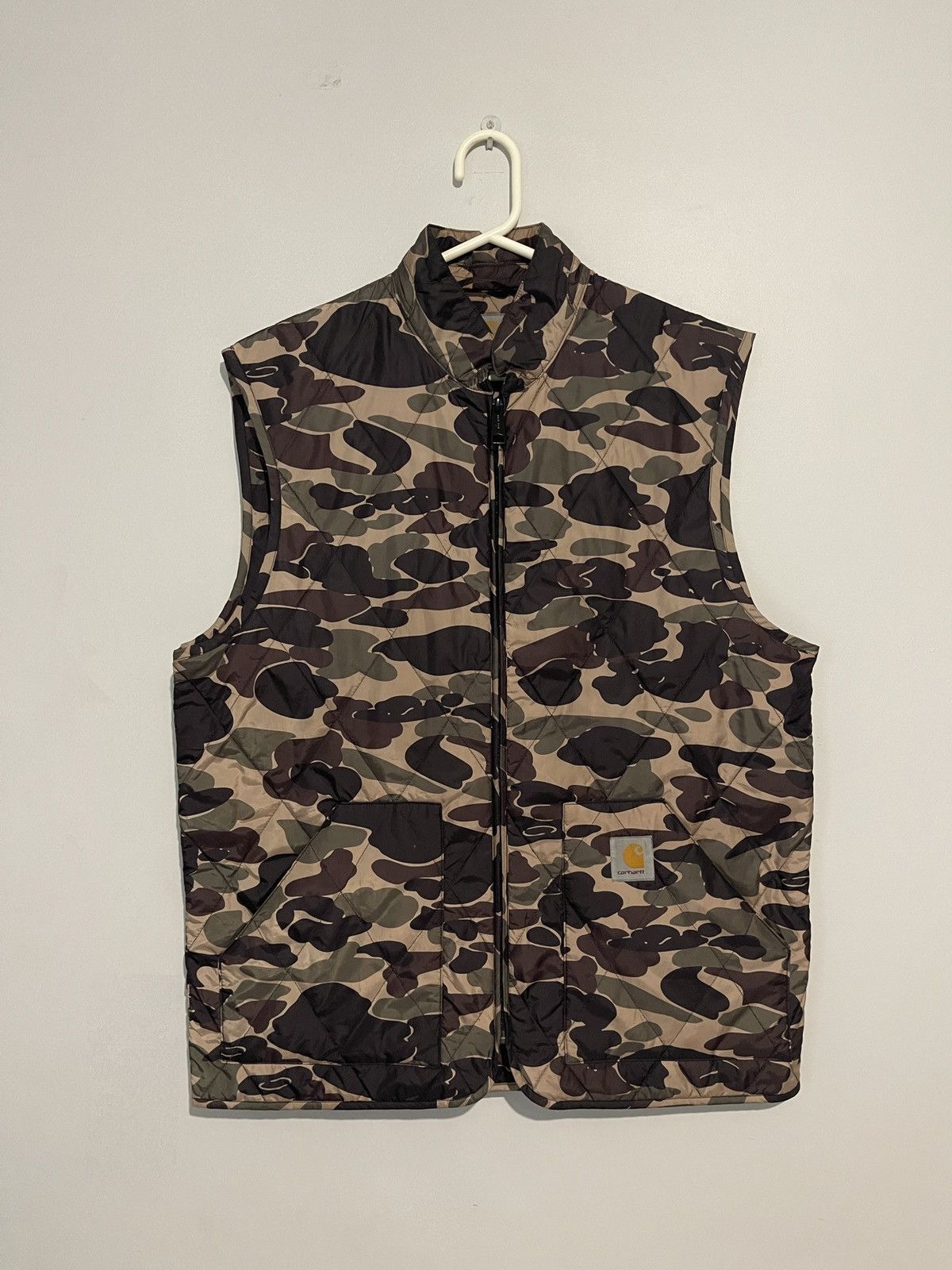 Carhartt × Vintage Carhartt Camp Vest Camo Size US XL / EU 56 / 4 - 1 Thumbnail