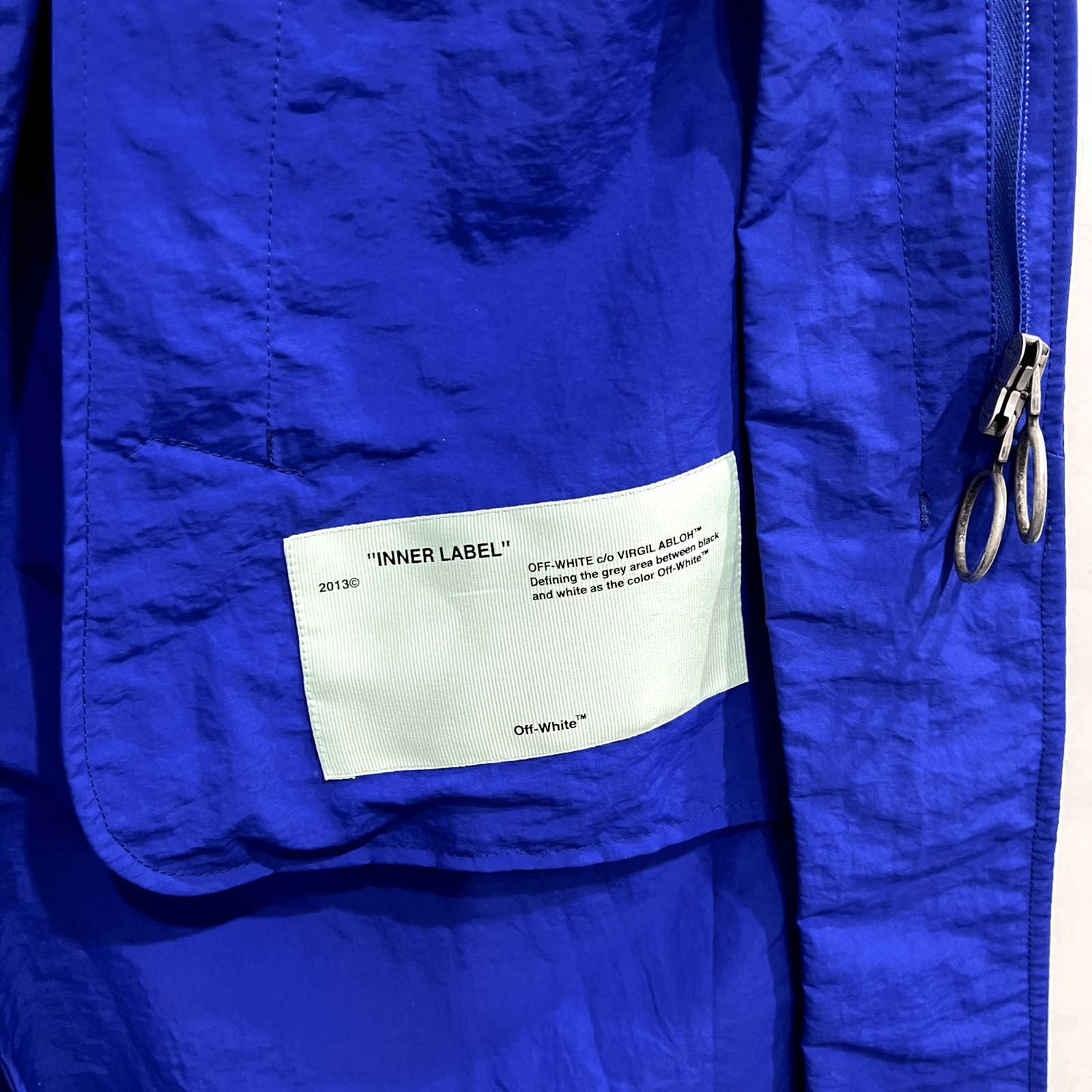 Off-White $1215 NWT Midi Trench Diag Raincoat Jacket Size US XL / EU 56 / 4 - 8 Thumbnail